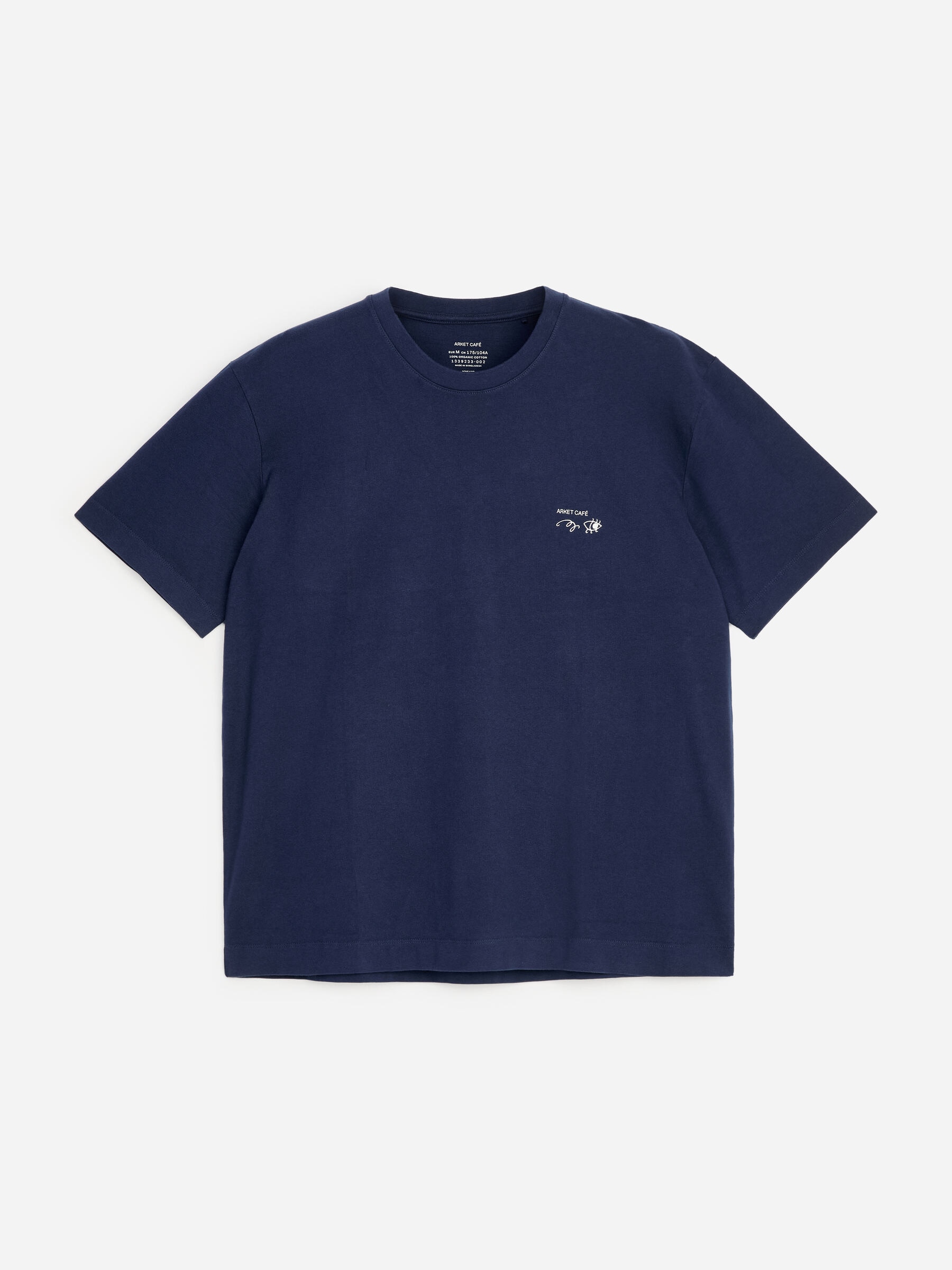 ARKET CAFÉ Printed T-Shirt - Dark Blue - Loose fit - Café - StillMedia/DescriptiveStillLife - 2