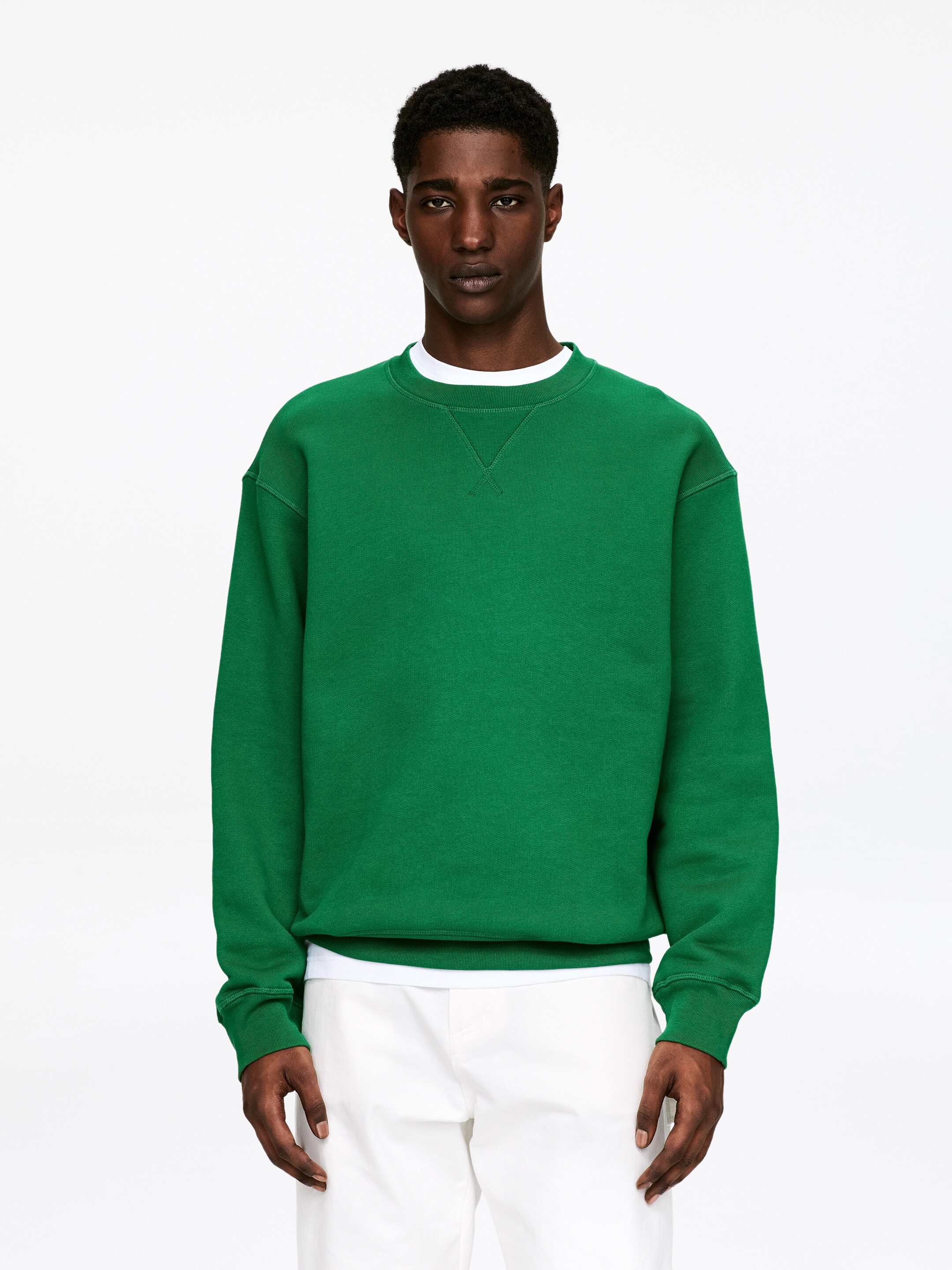 Nagyobb kép megtekintése: Bő szabású pulóver - Zöld - FÉRFI | H&M HU 1