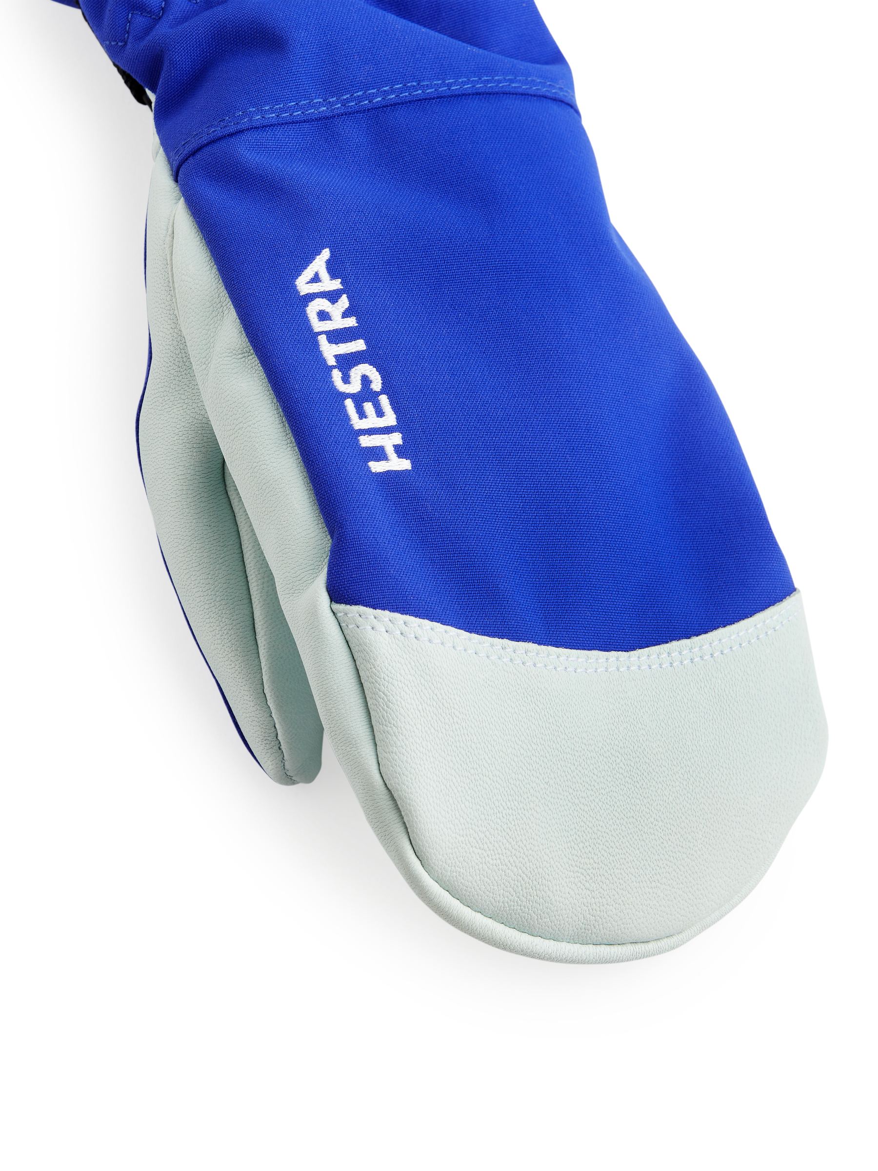 Skifäustlinge Army von Hestra, aus Leder - Knallblau/Weiß - Damen - StillMedia/DescriptiveDetail - 1