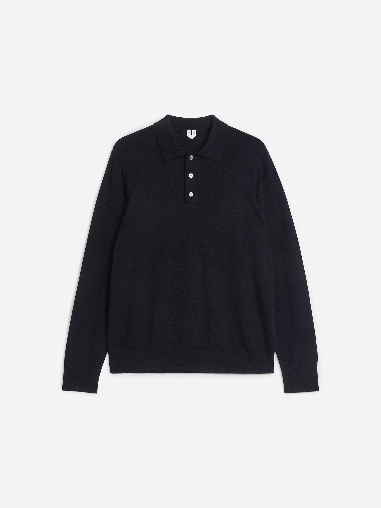 Merino Polo Jumper - Dark Blue/Dark Green/Dark Brown/Grey Melange/Black - 2