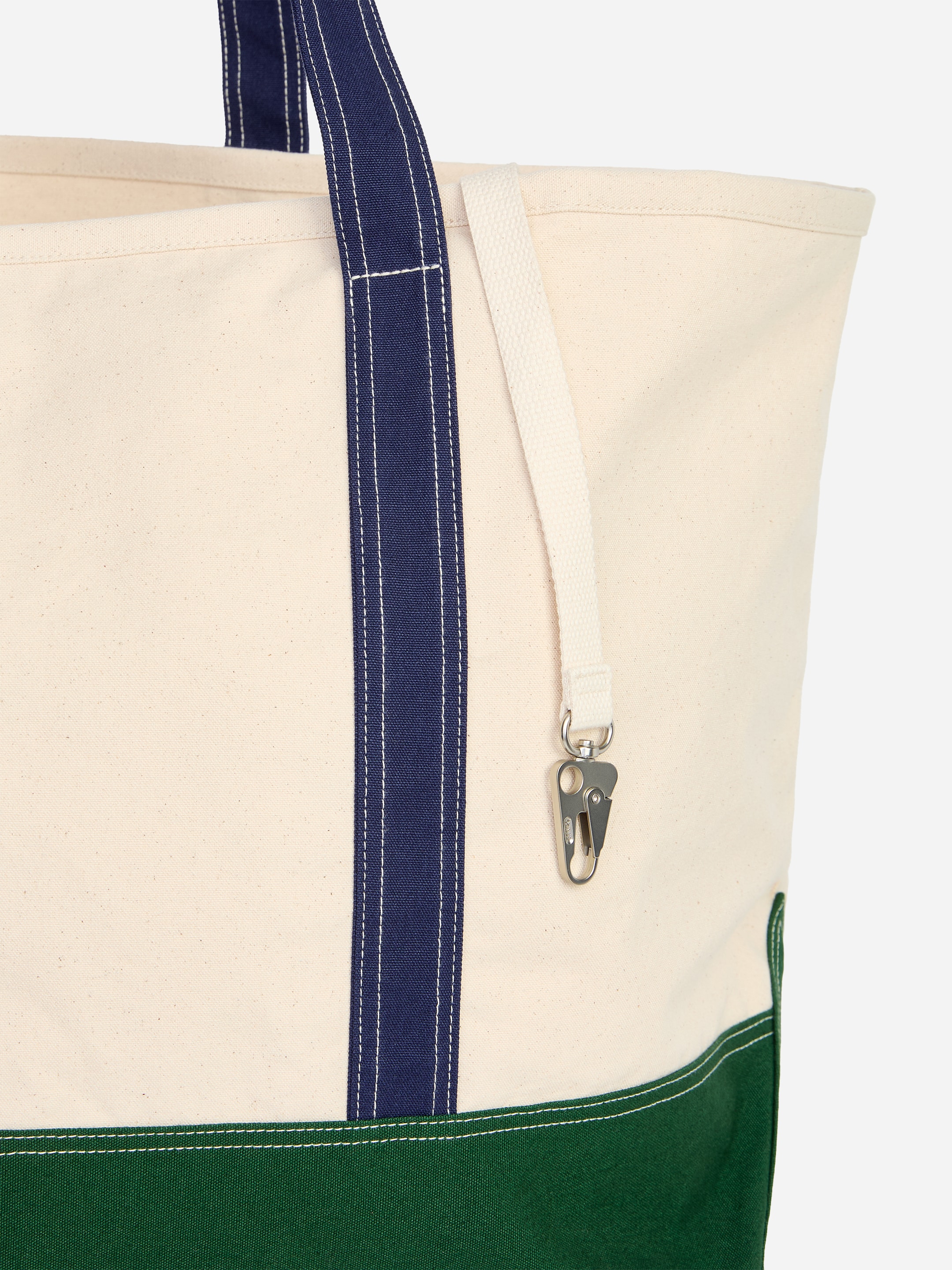 Large Canvas Tote Bag - Off-White/Green - Men - StillMedia/DescriptiveDetail - 1