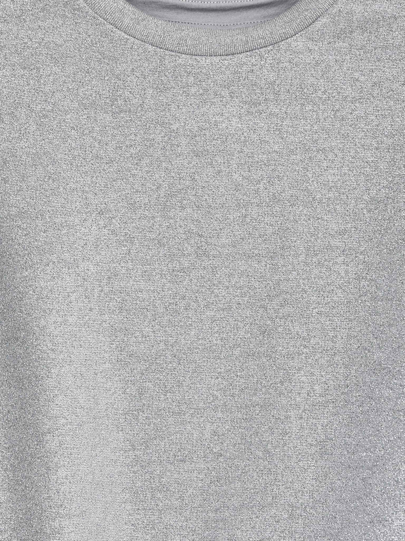 Glitter sweatshirt - Grijs/metallic - 3