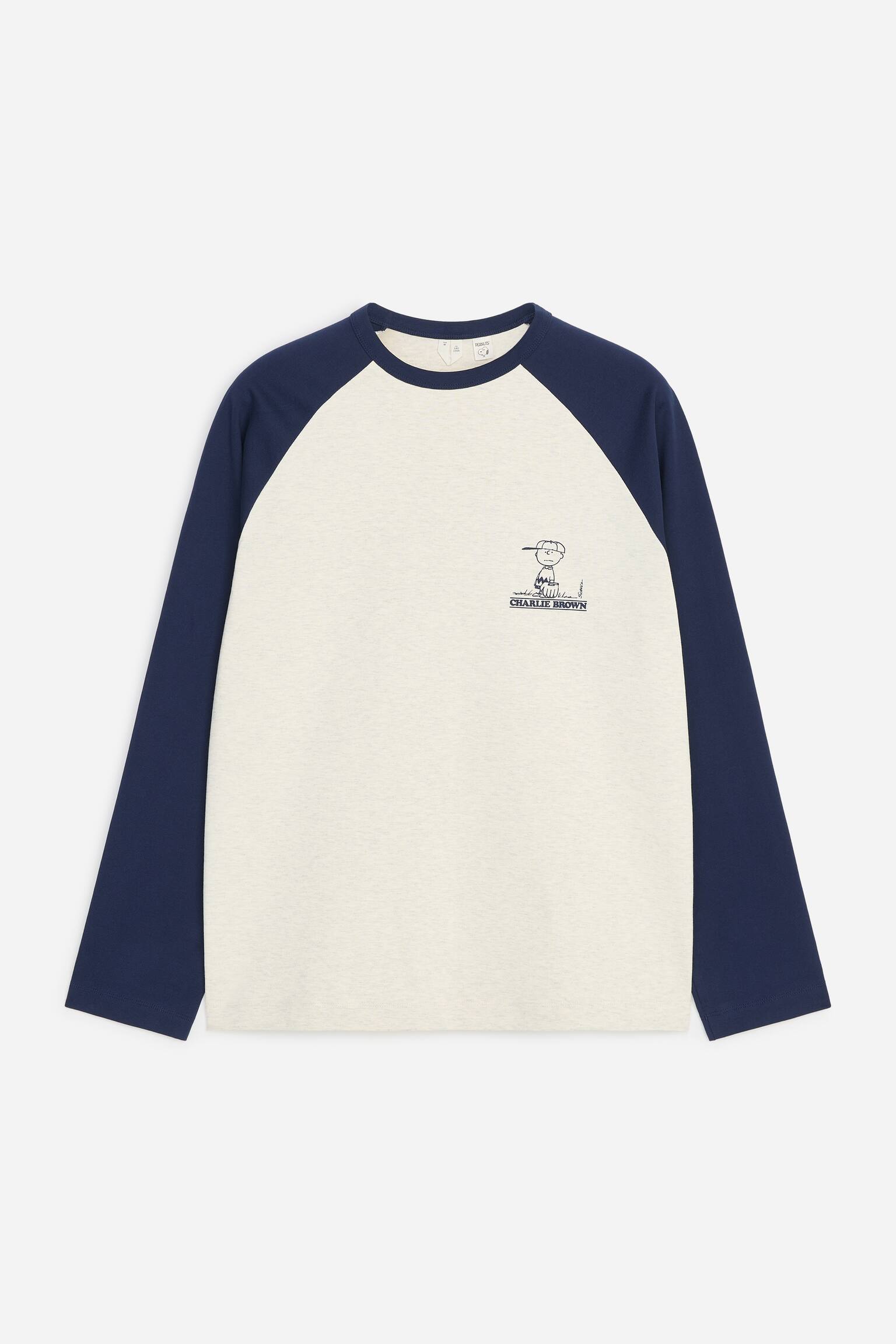 Peanuts Baseball T-Shirt - Off White - 1