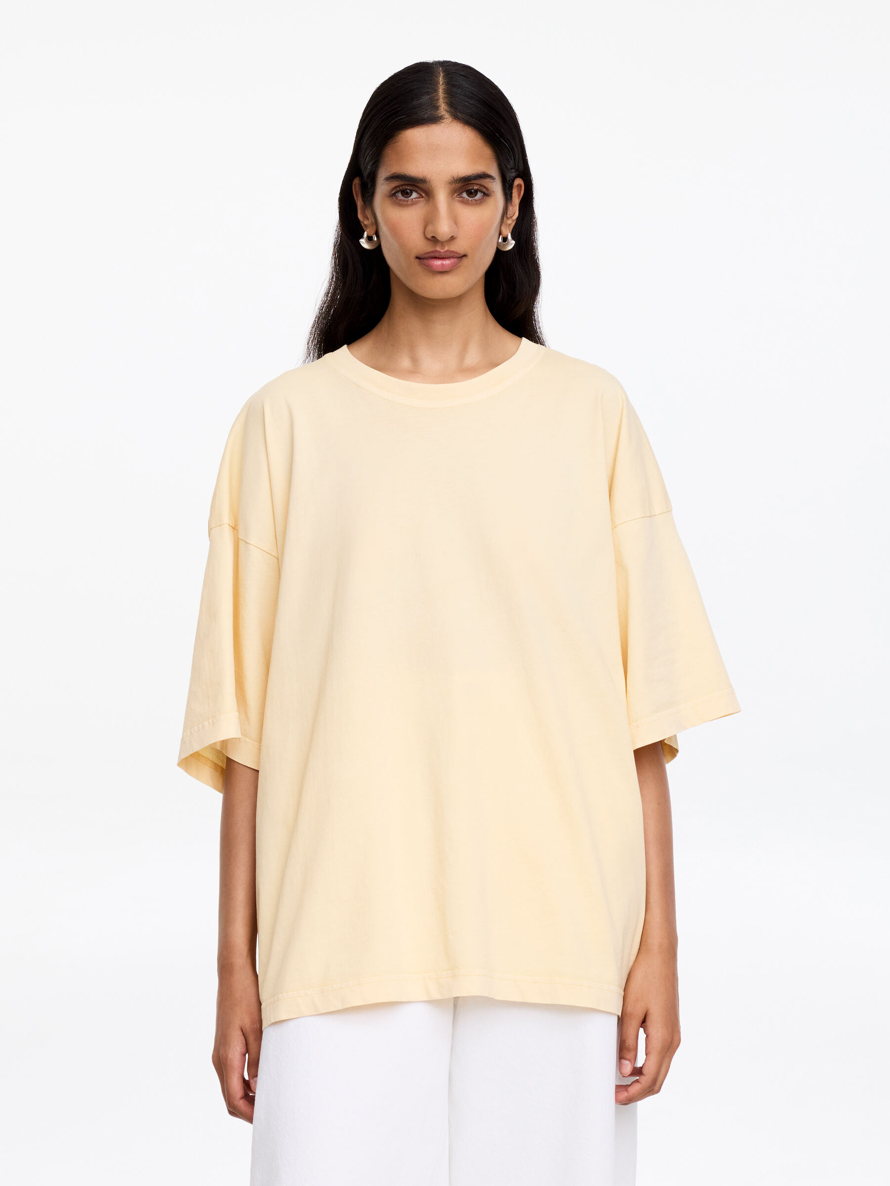 Oversized T-Shirt-#E2D4A9-19426