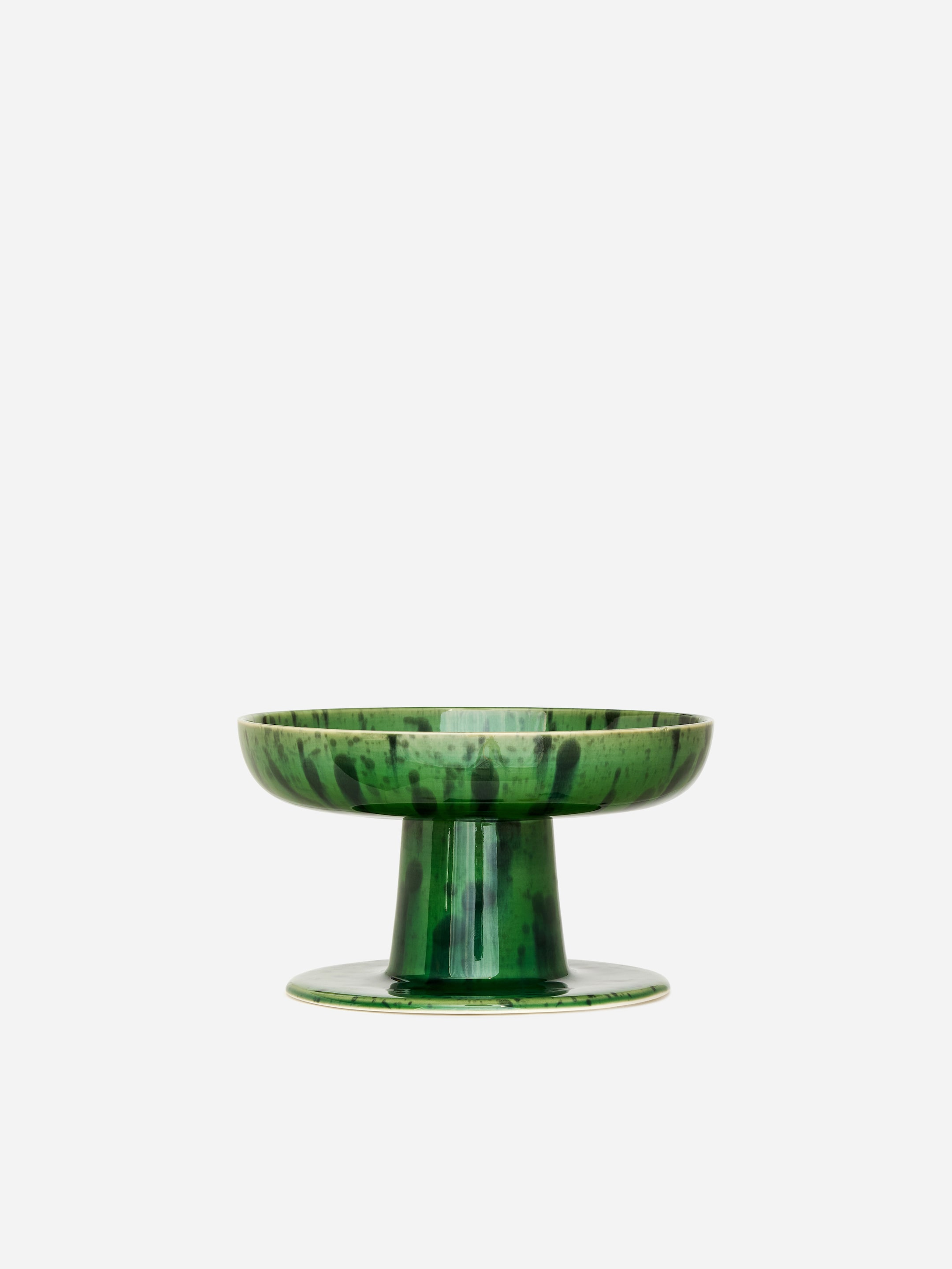 Raised Serving Bowl 22 cm-#5D6A46-17975