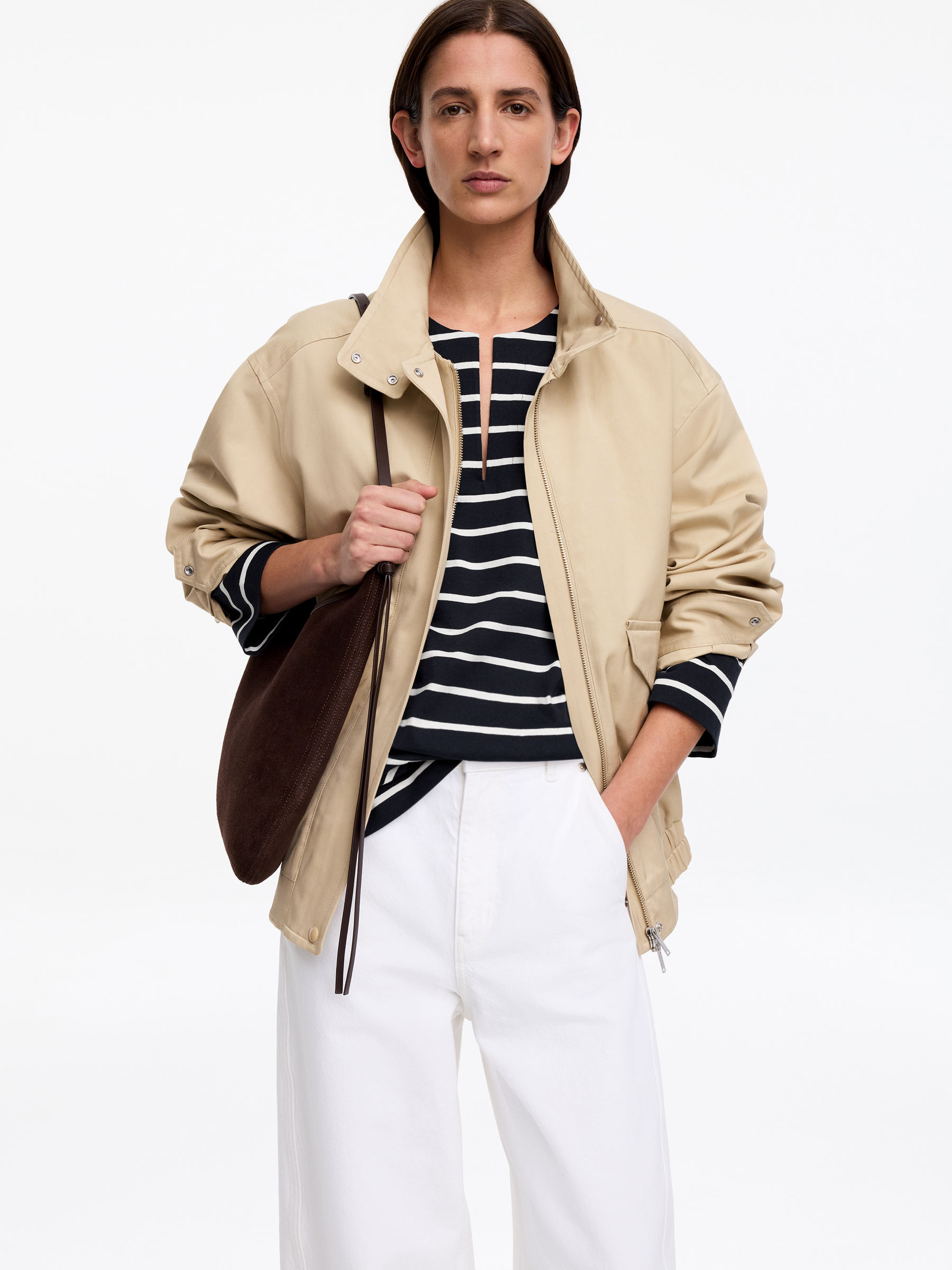 Long-Sleeve Top - Dark Blue - Loose fit - Women - StillMedia/Lookbook - 10