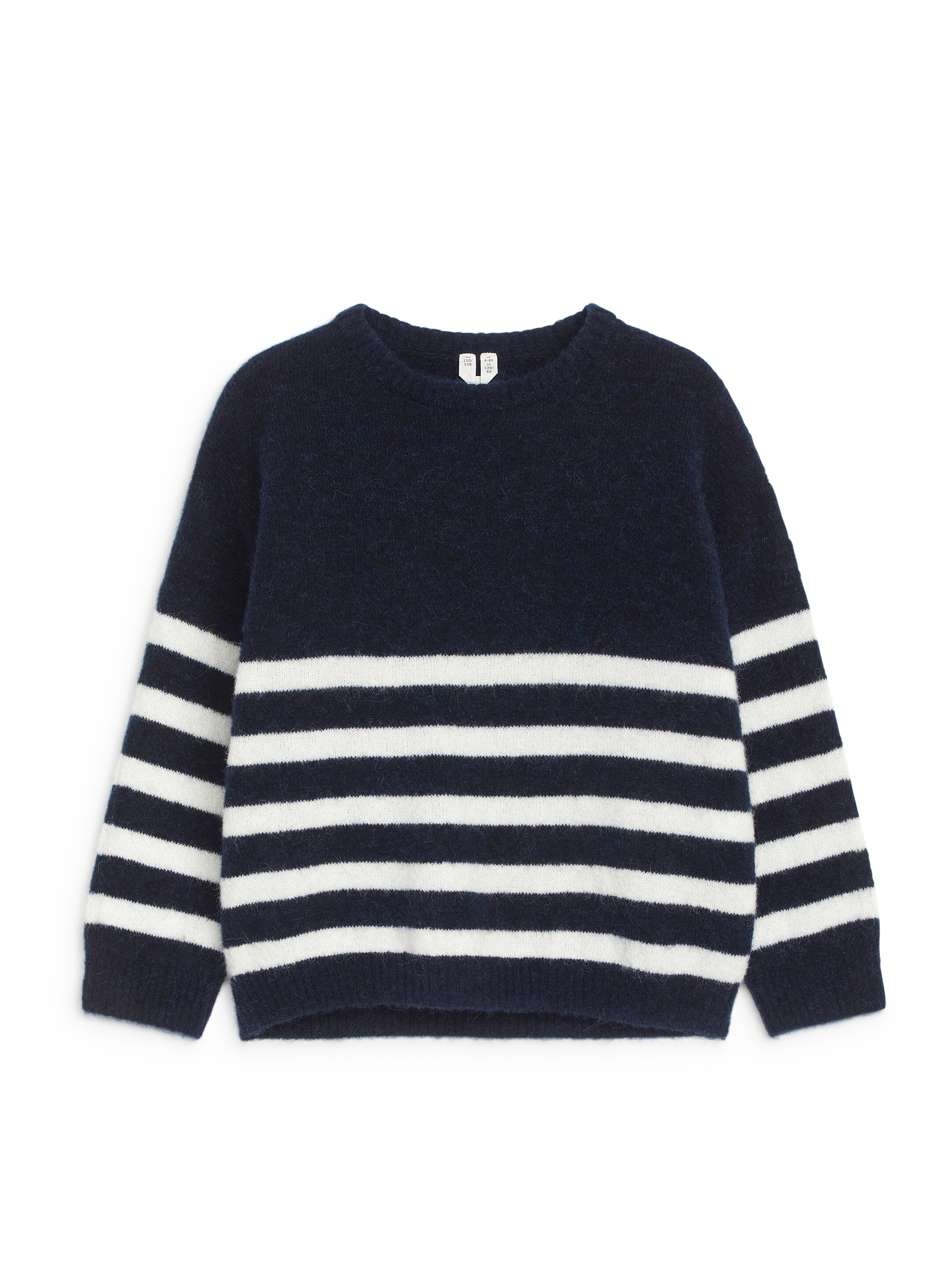 Agrandir l'image: Pull en mélange de laine et d'alpaga - Bleu foncé/Blanc - ENFANT | H&M CH 1