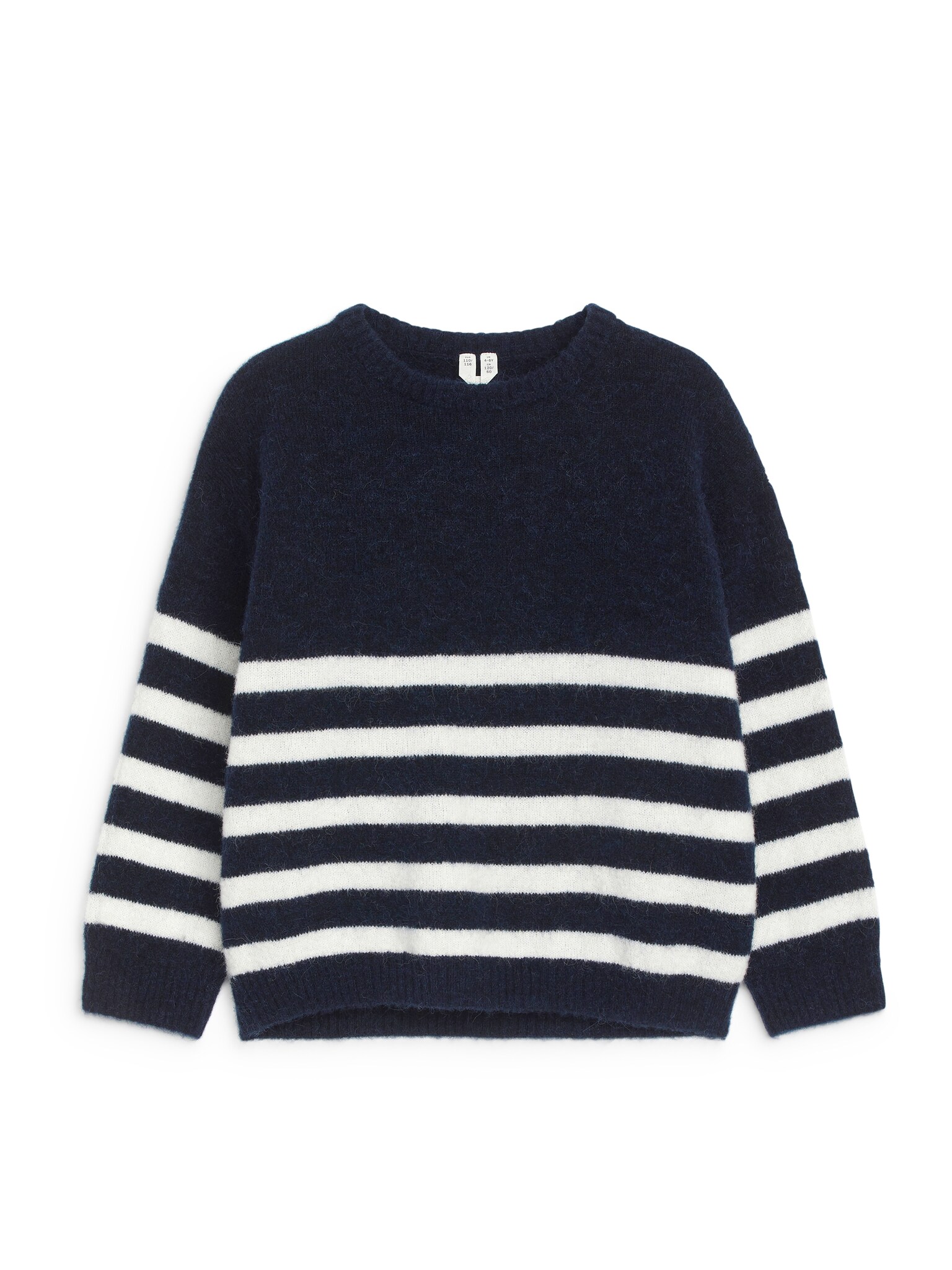 Pullover aus Alpakawolle und Wolle - Dunkelblau/Weiß/Grün/Türkis