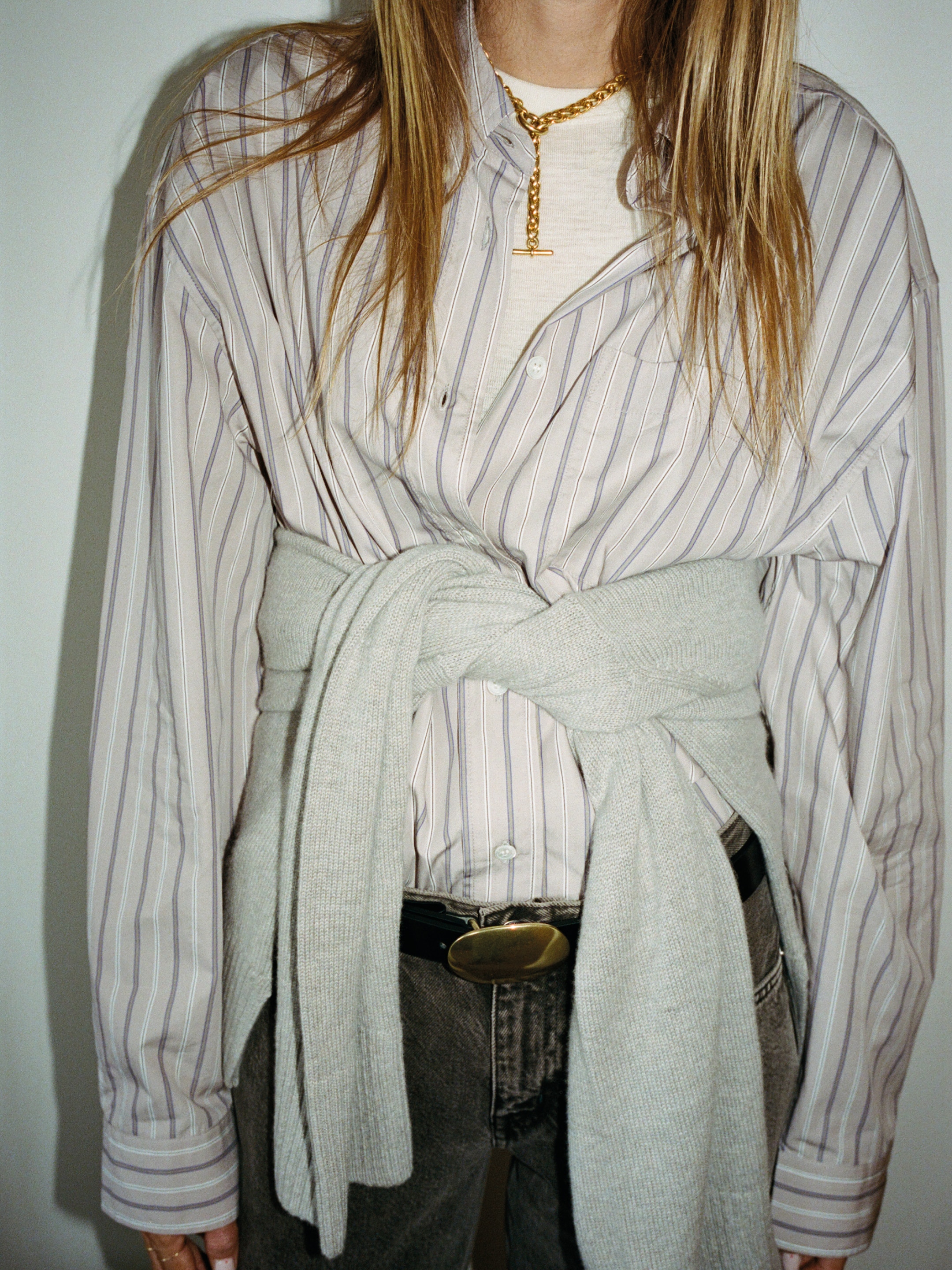 Long-Sleeved Merino Top - Off White - Slim fit - women - StillMedia/Environmental - 1
