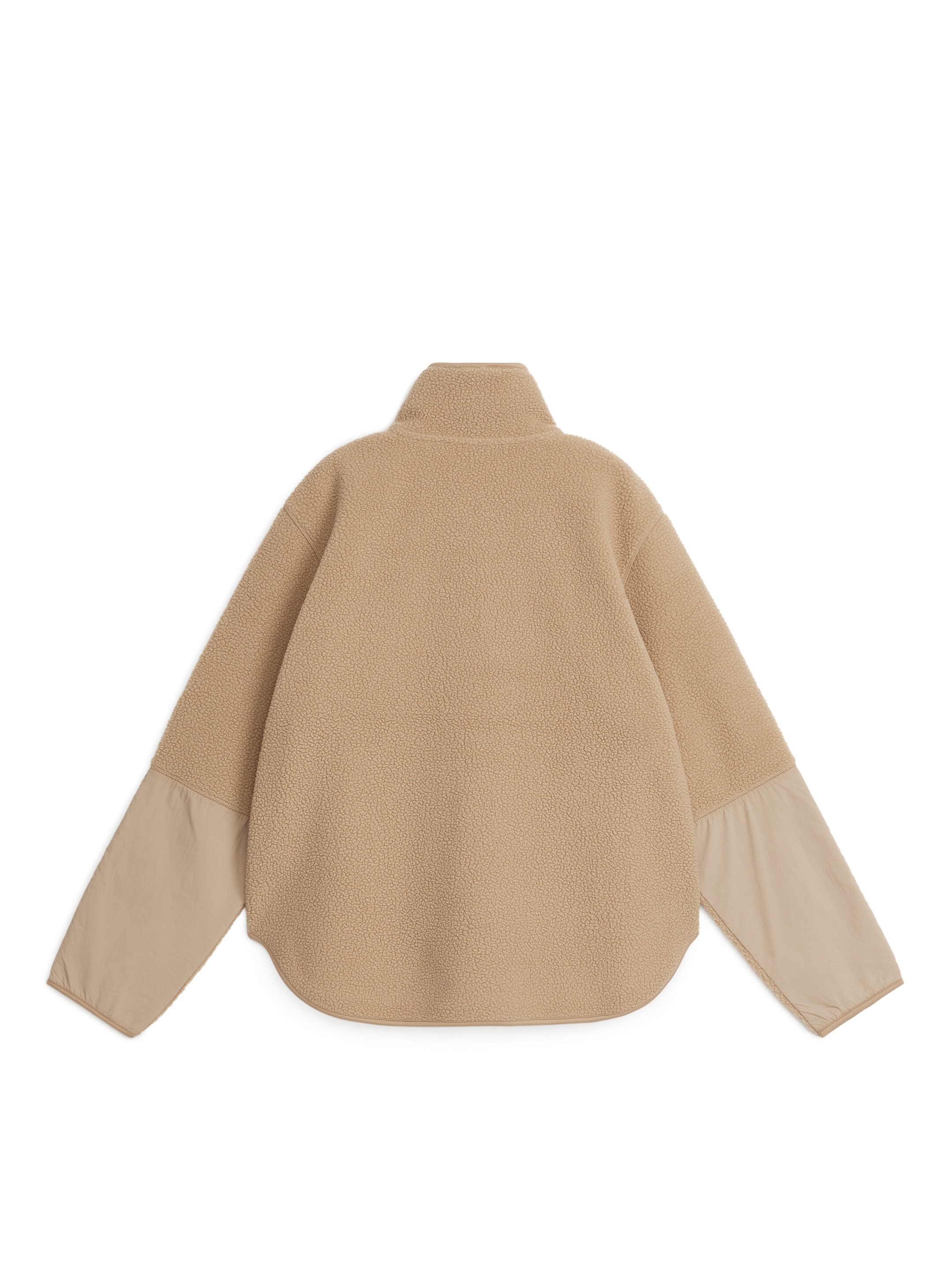Fleece Jacket - Beige - Loose fit - Women - StillMedia/DescriptiveStillLife - 2
