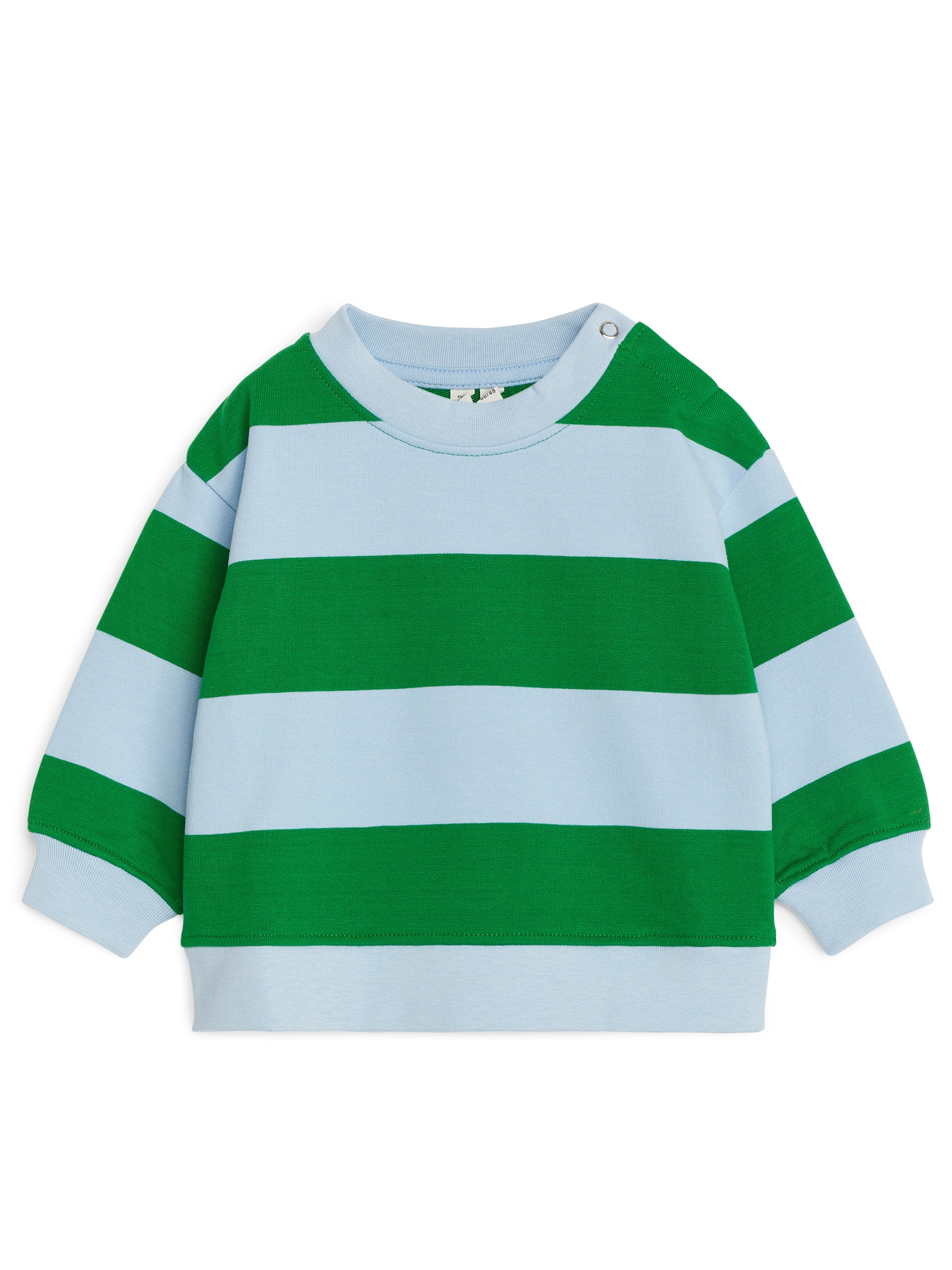 Cotton Sweatshirt - Green/Blue - Loose fit - Children - StillMedia/DescriptiveStillLife - 3