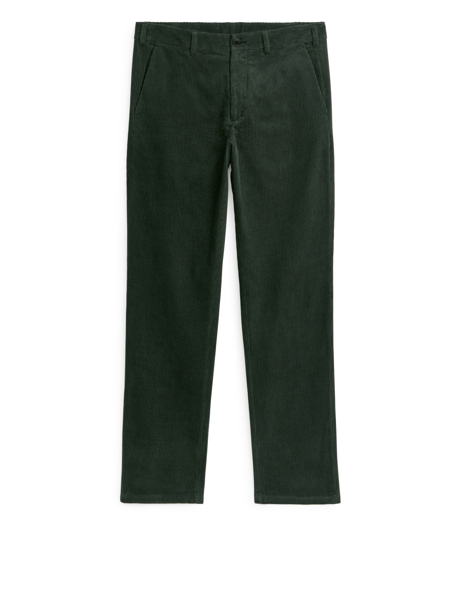 Chino in velluto a coste dal taglio dritto - Verde scuro/Beige scuro/Nero/Blu scuro/Nero