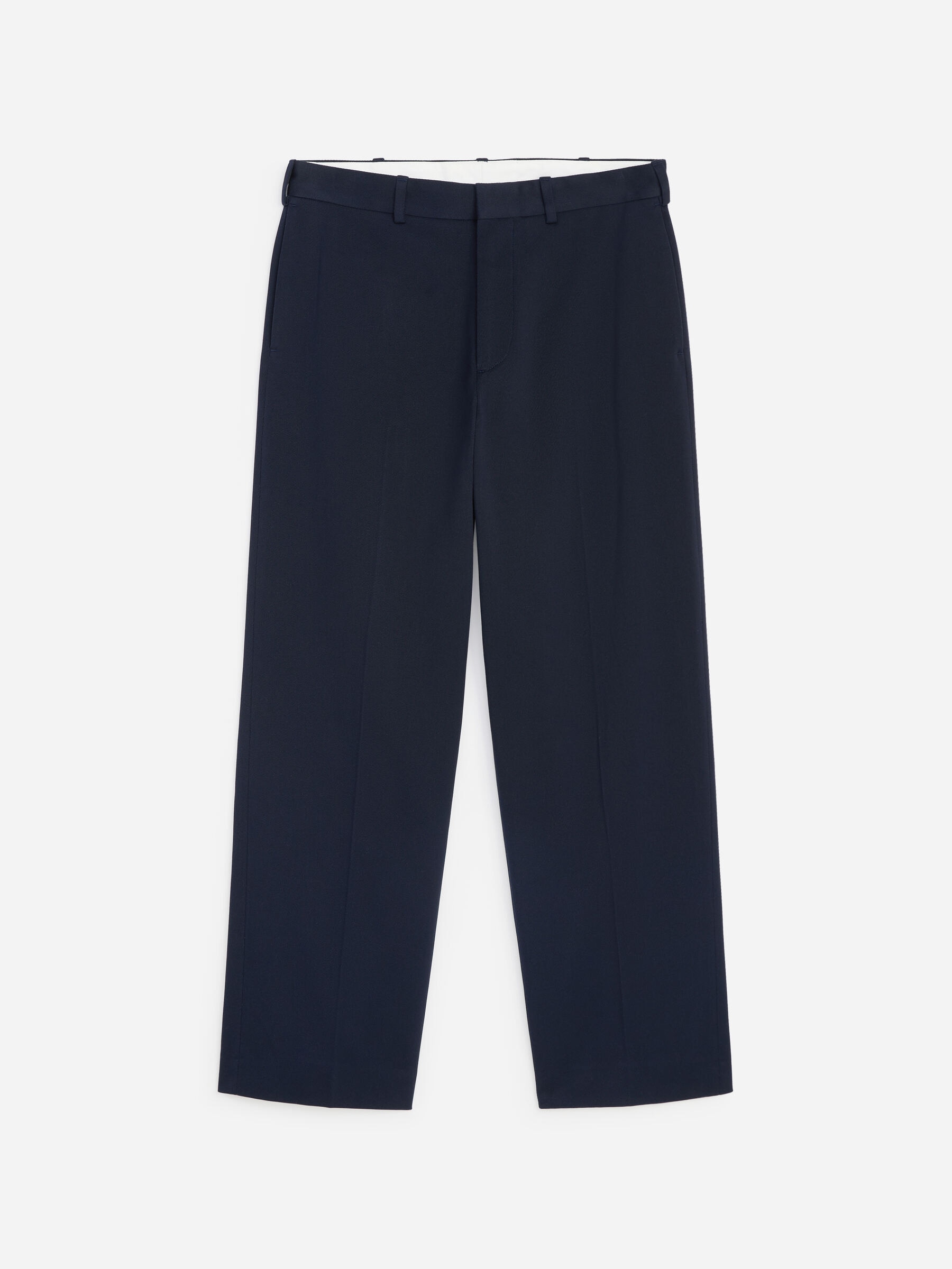 Wide Dressed Cotton Trousers-#2B2C32-19279