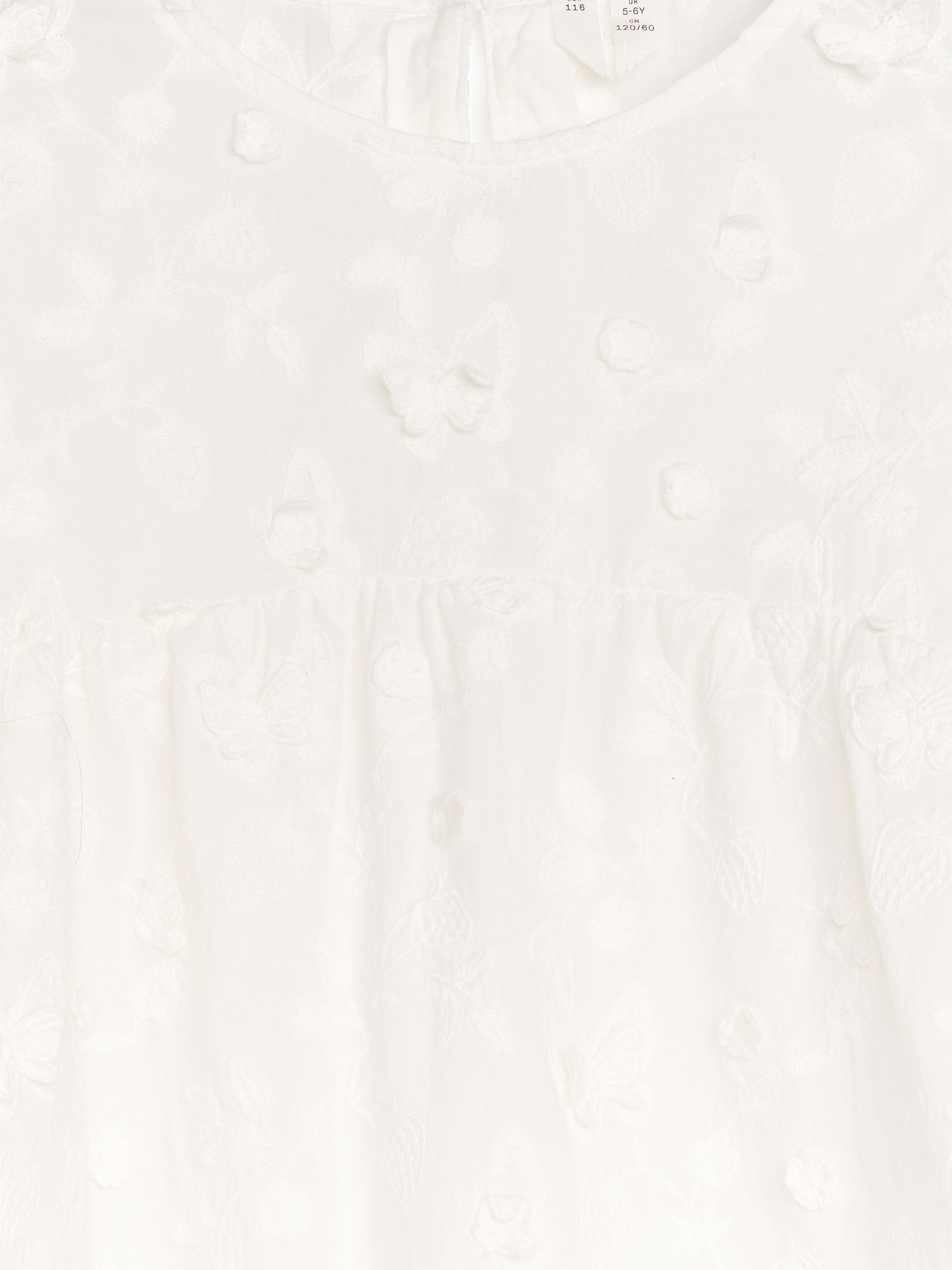 View larger image: Embroidered Blouse - White - Kids | H&M GB 3