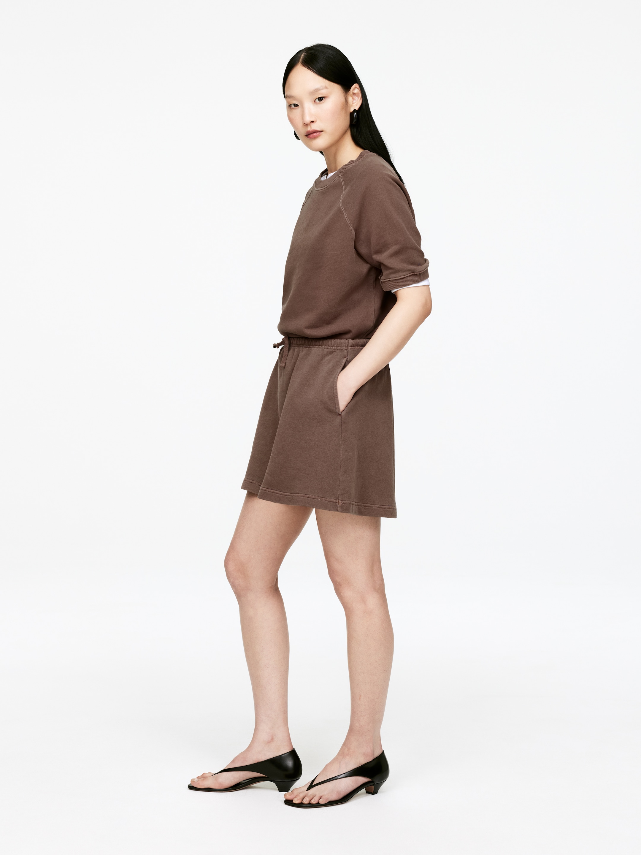Grotere afbeelding bekijken: Terry minirok - Bruin - DAMES | H&M BE 3