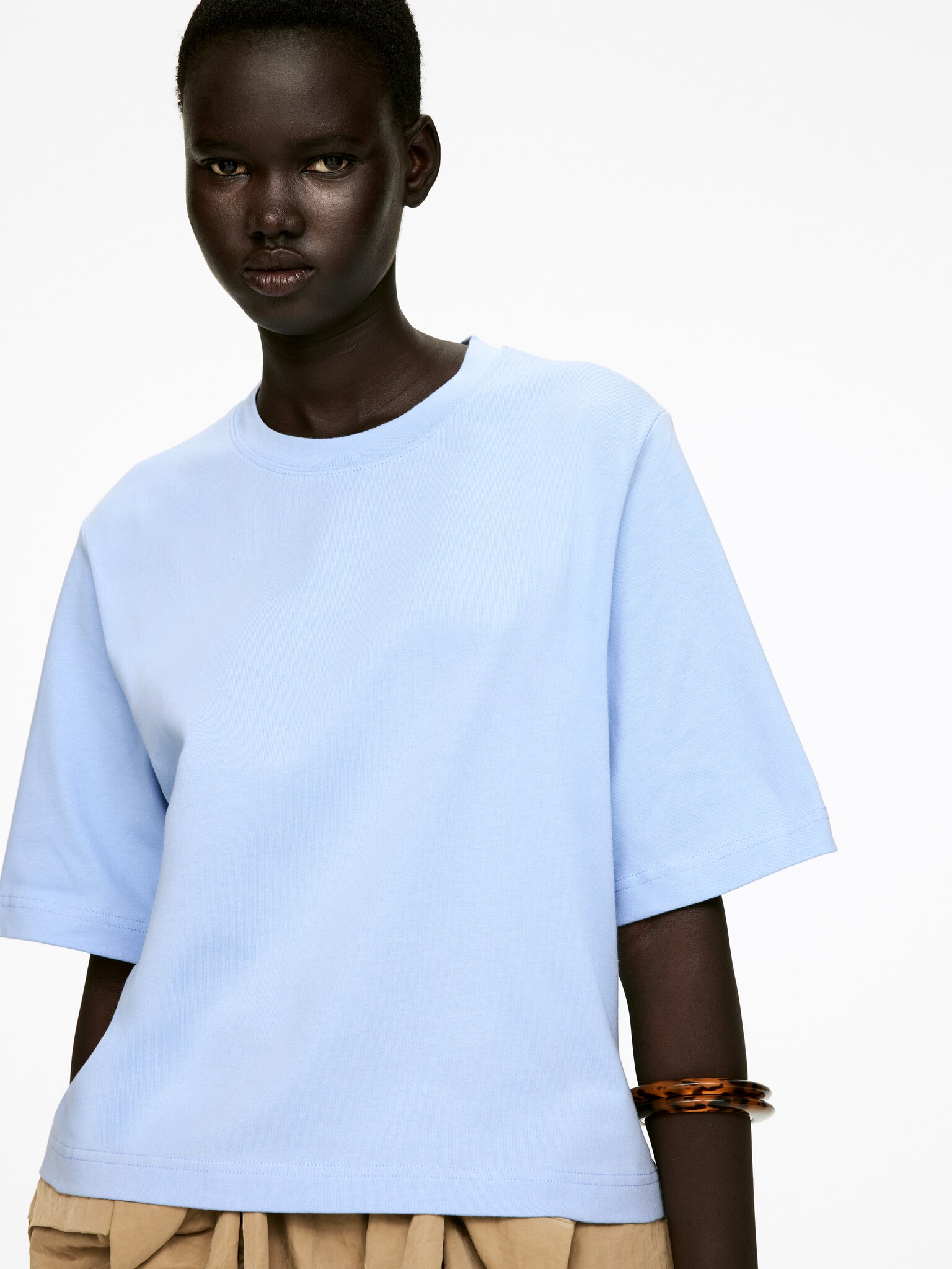 ALBA Kastiges T-Shirt - Blau/Weiß/Schwarz - 5