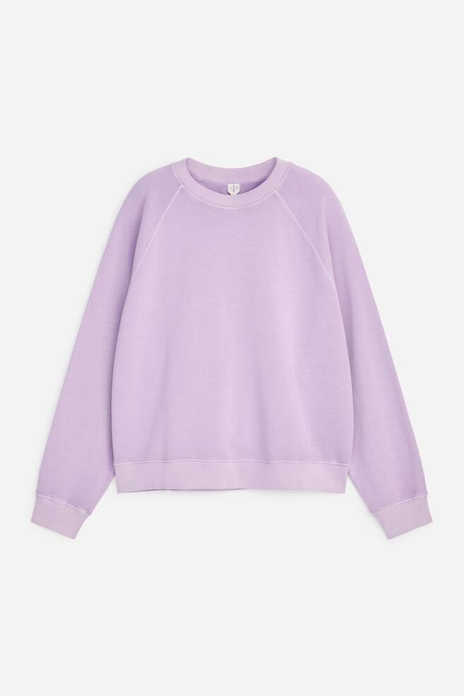 Felpa in spugna - Lilla/Grigio mélange/Blu scuro/Nero/Marrone/Rosa/Blu - 1