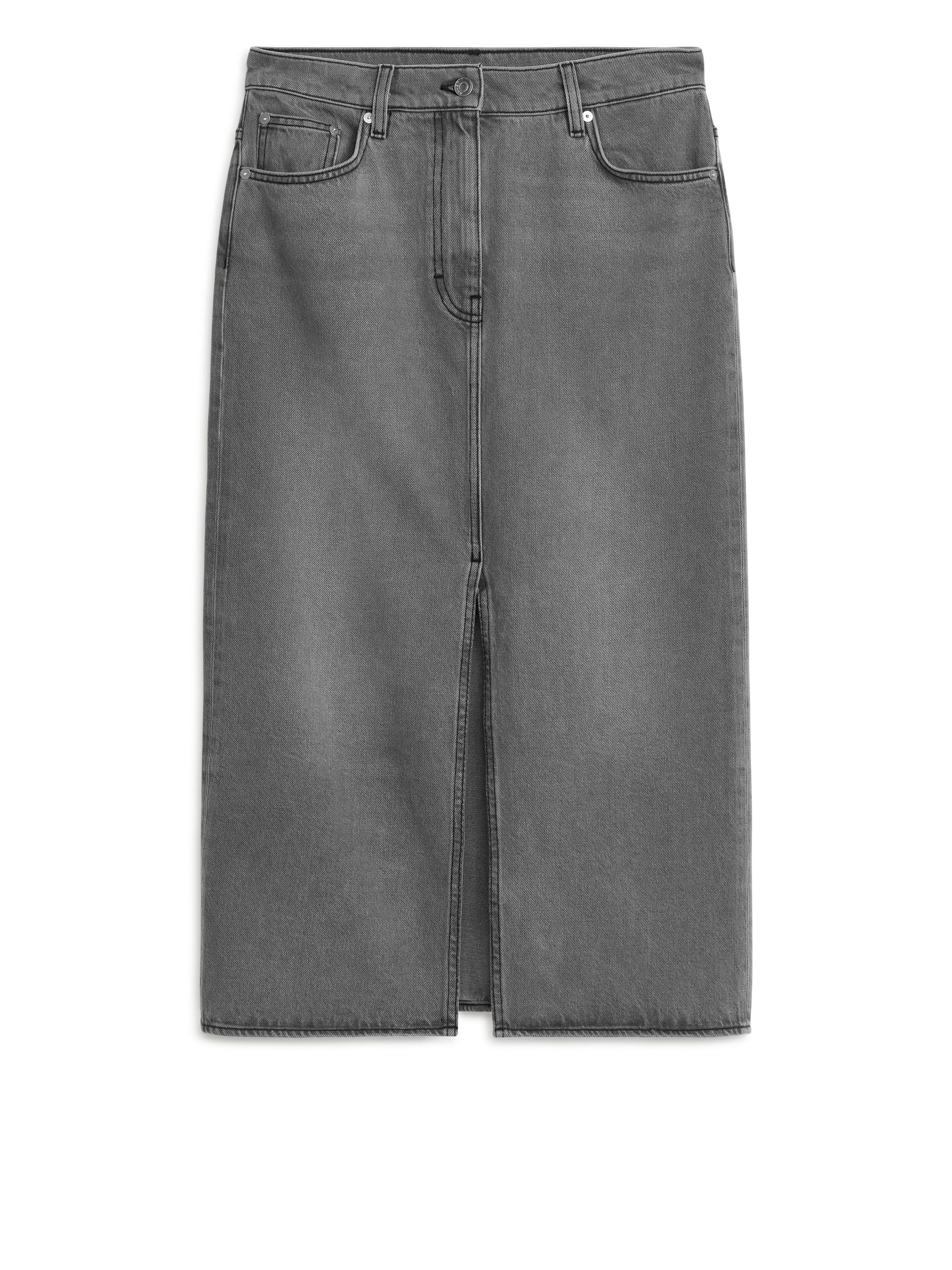 Jeansrock-Grau-4401