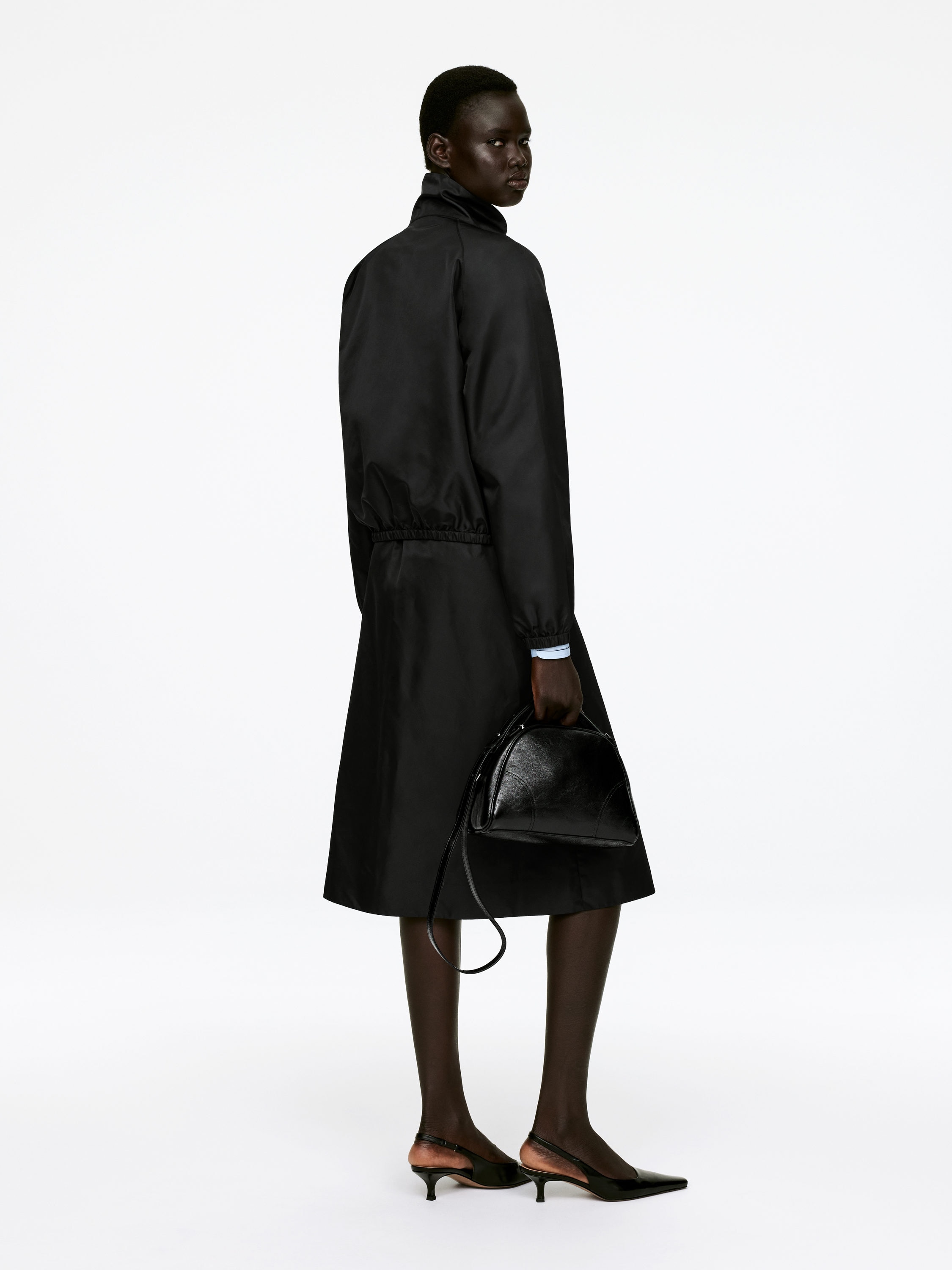 Nylon Jacket - Black - Regular fit - Women - StillMedia/Lookbook - 3