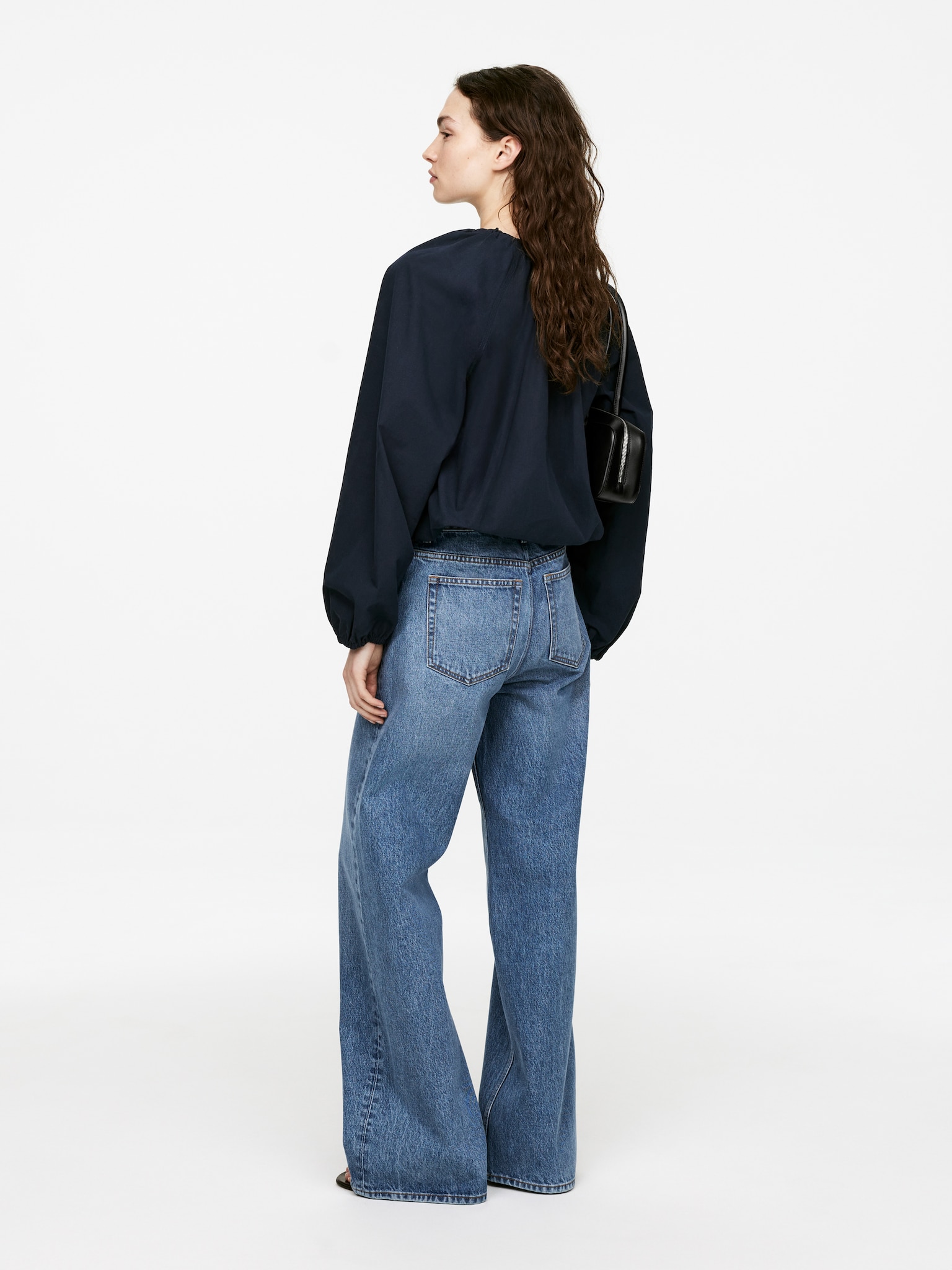 LUPINE Flared Jeans - Mid Blue/Black - 6