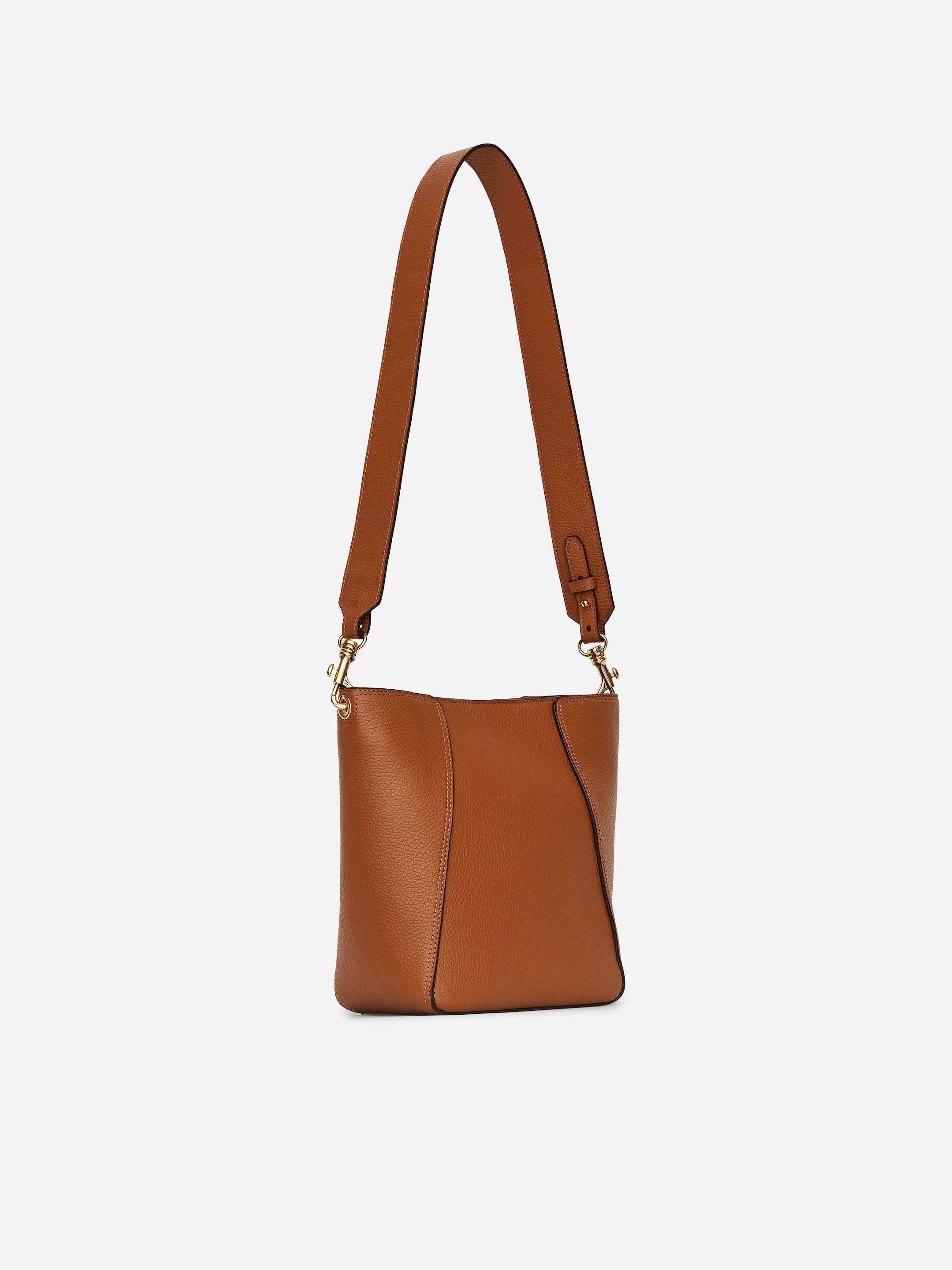 Mid-Size Leather Bag - Brown - women - StillMedia/DescriptiveStillLife - 3