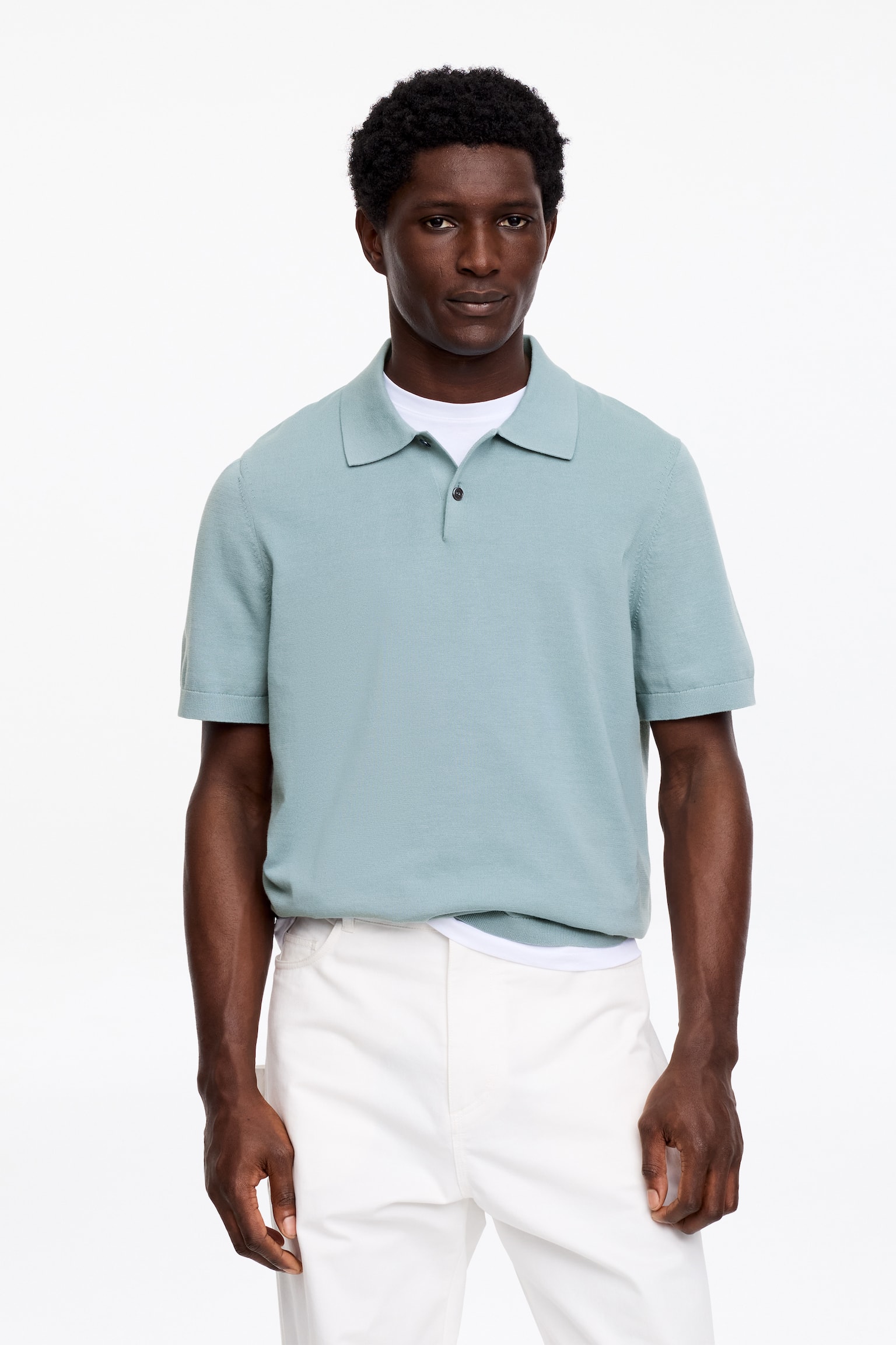 Polo de malha fina - 1