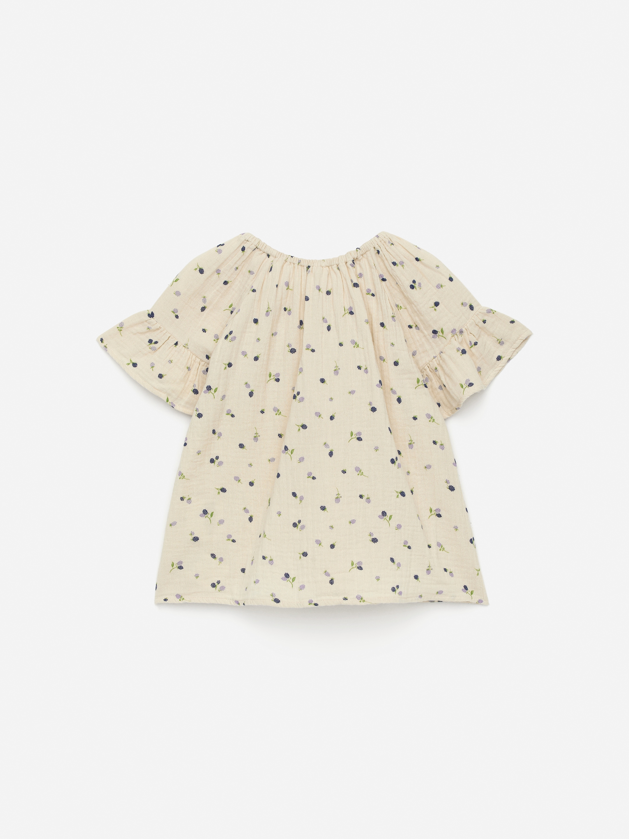 Visualizza immagine più grande: Blusa con maniche con gala - Beige/More - BAMBINO | H&M IT 2