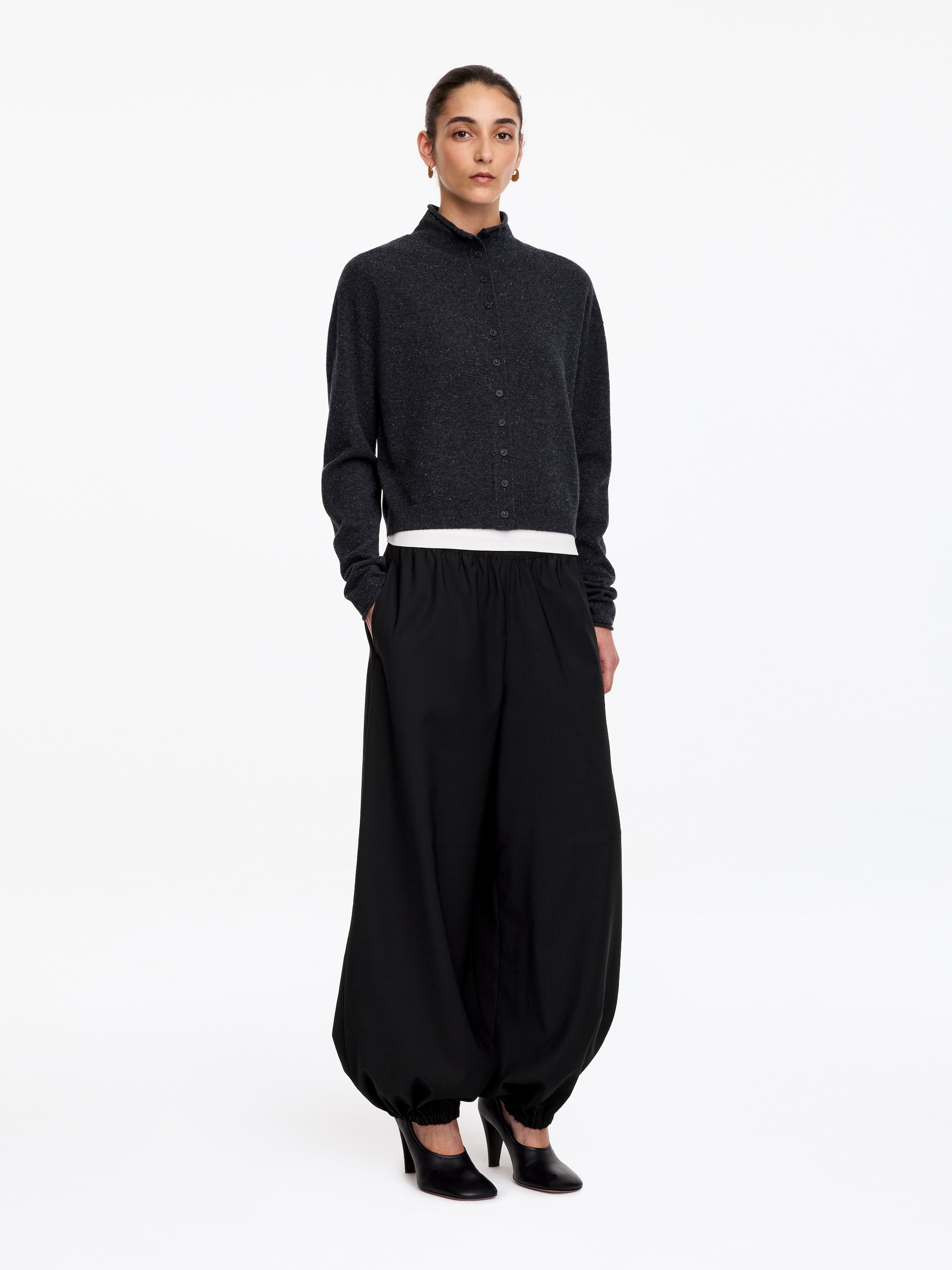 Barrel leg byxor - Svart - Relaxed fit - women - StillMedia/Lookbook - 14
