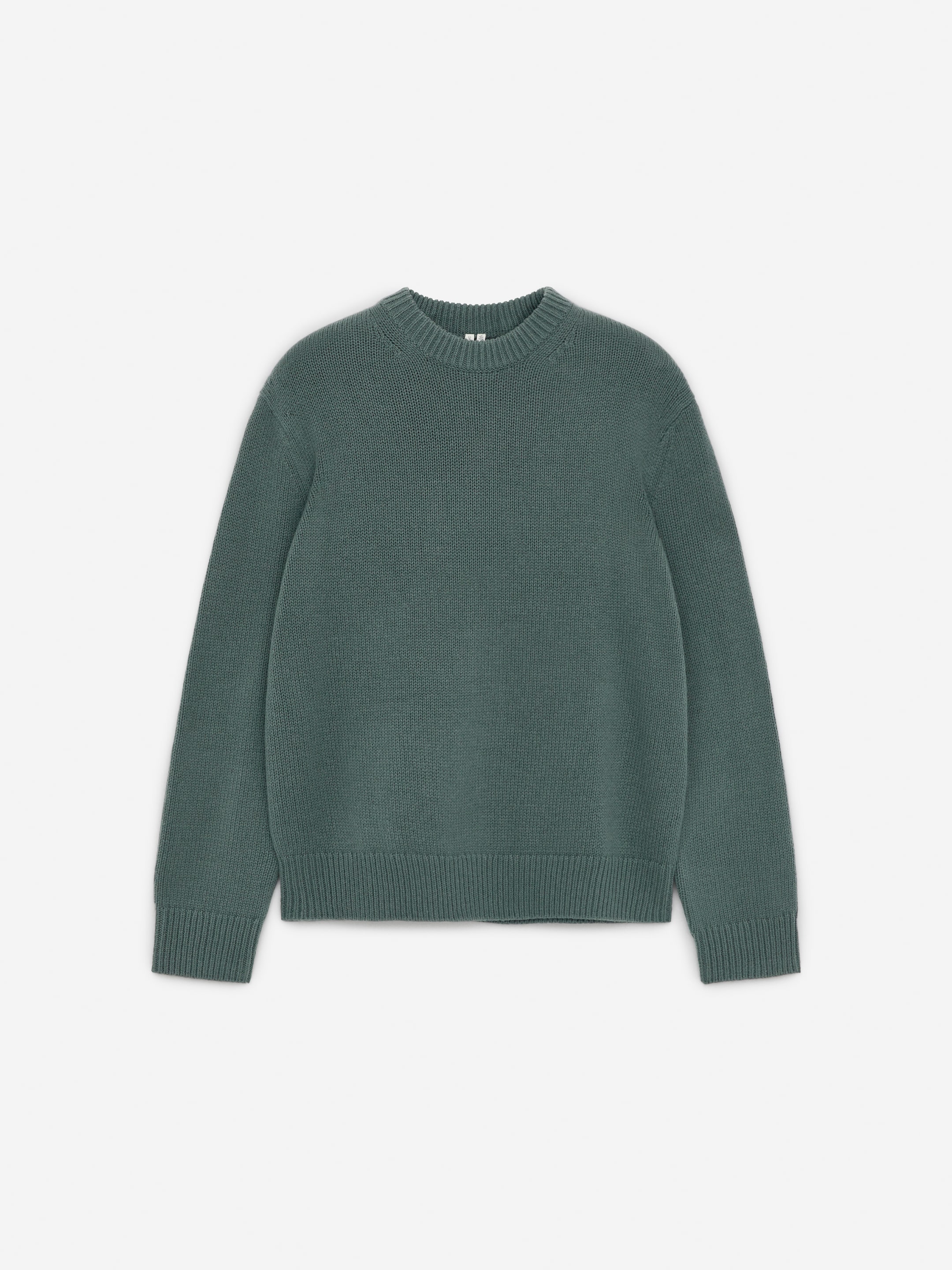 Grösseres Bild ansehen: Strickpullover aus schwerer Wollmischung - Dunkelgrün - HERREN | H&M CH 1