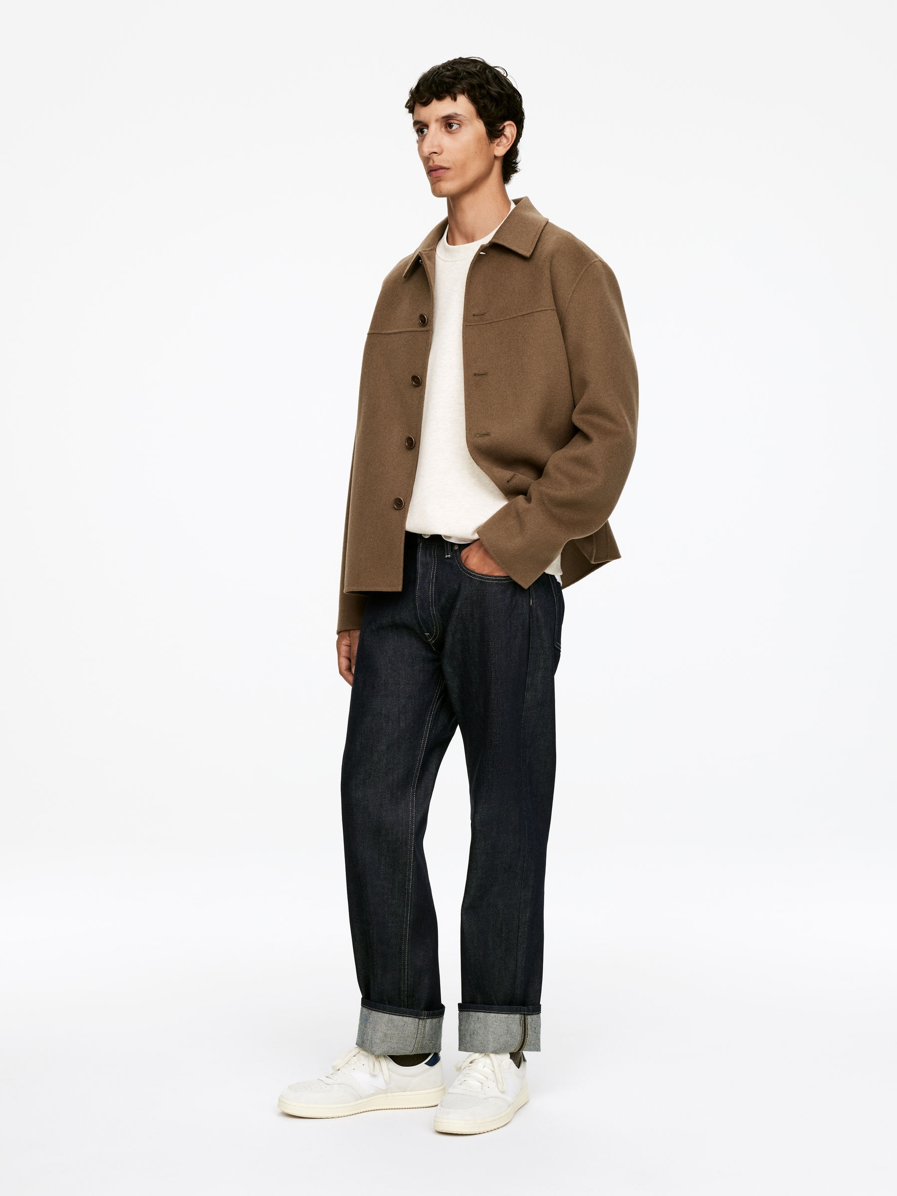 Relaxed Sweatshirt - Light Grey Melange - Loose fit - Men - StillMedia/Lookbook - 18