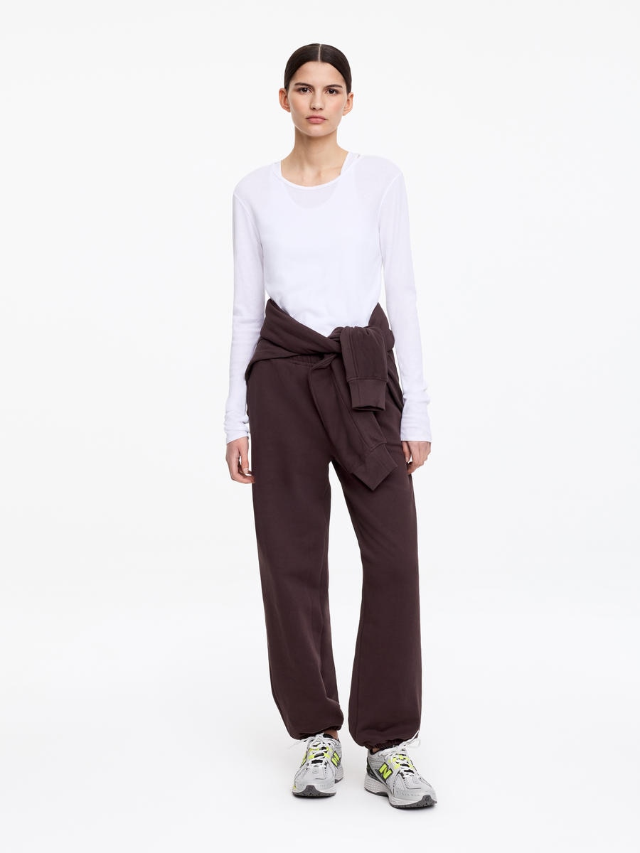 ARKET Women's  Terry Sweatpants Brown,  size XS