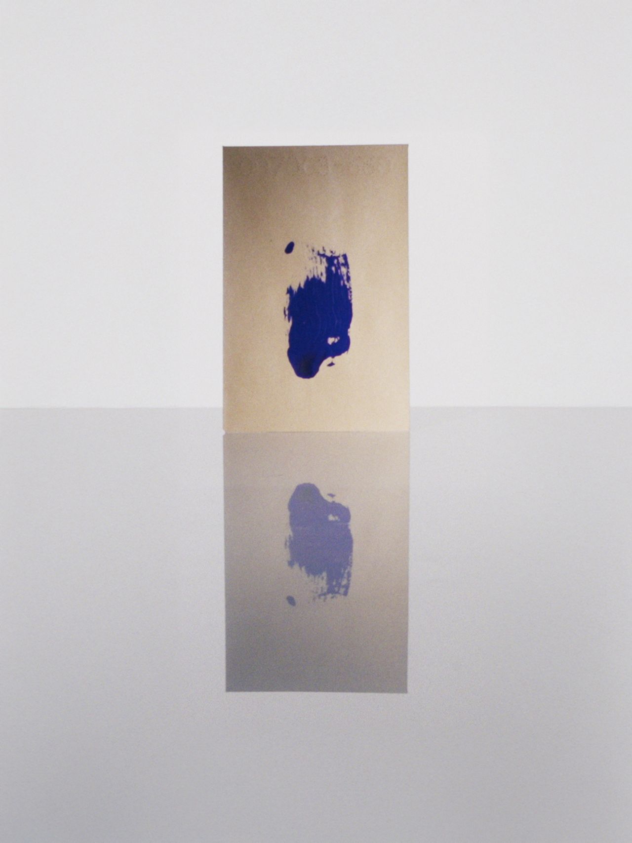 a reflection blue image