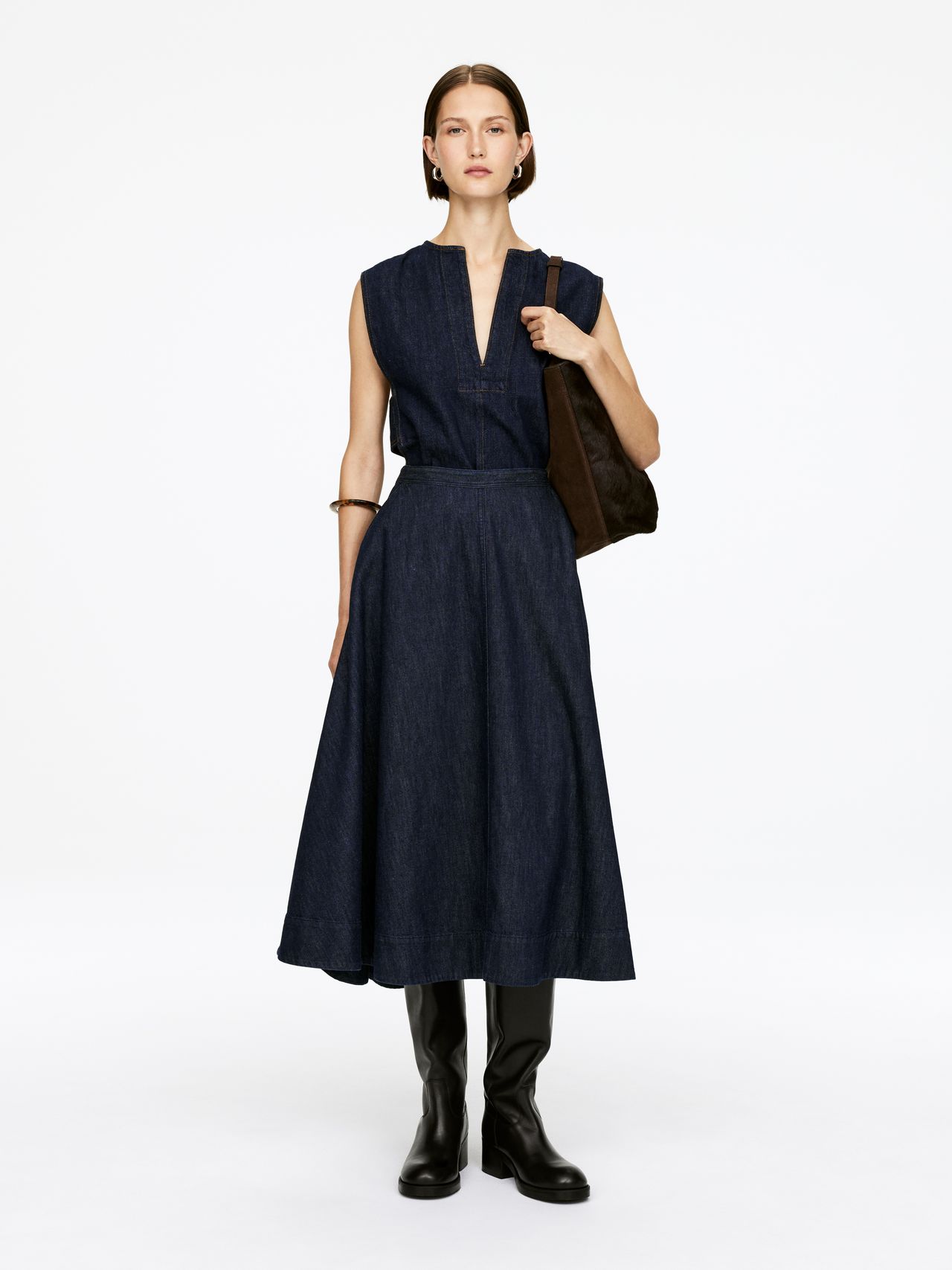 W Denim skirt