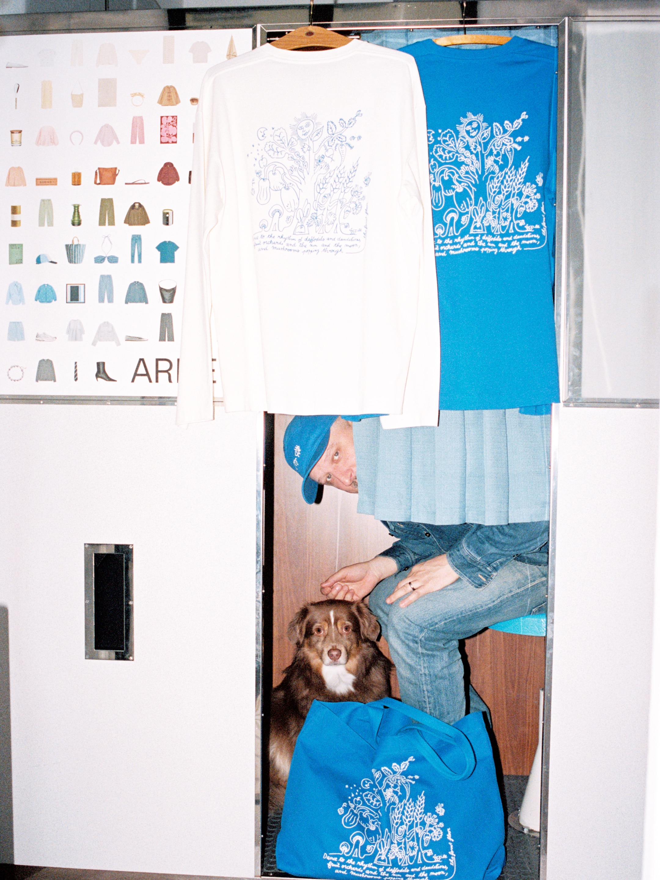 ARKET Café merch outside a photo booth