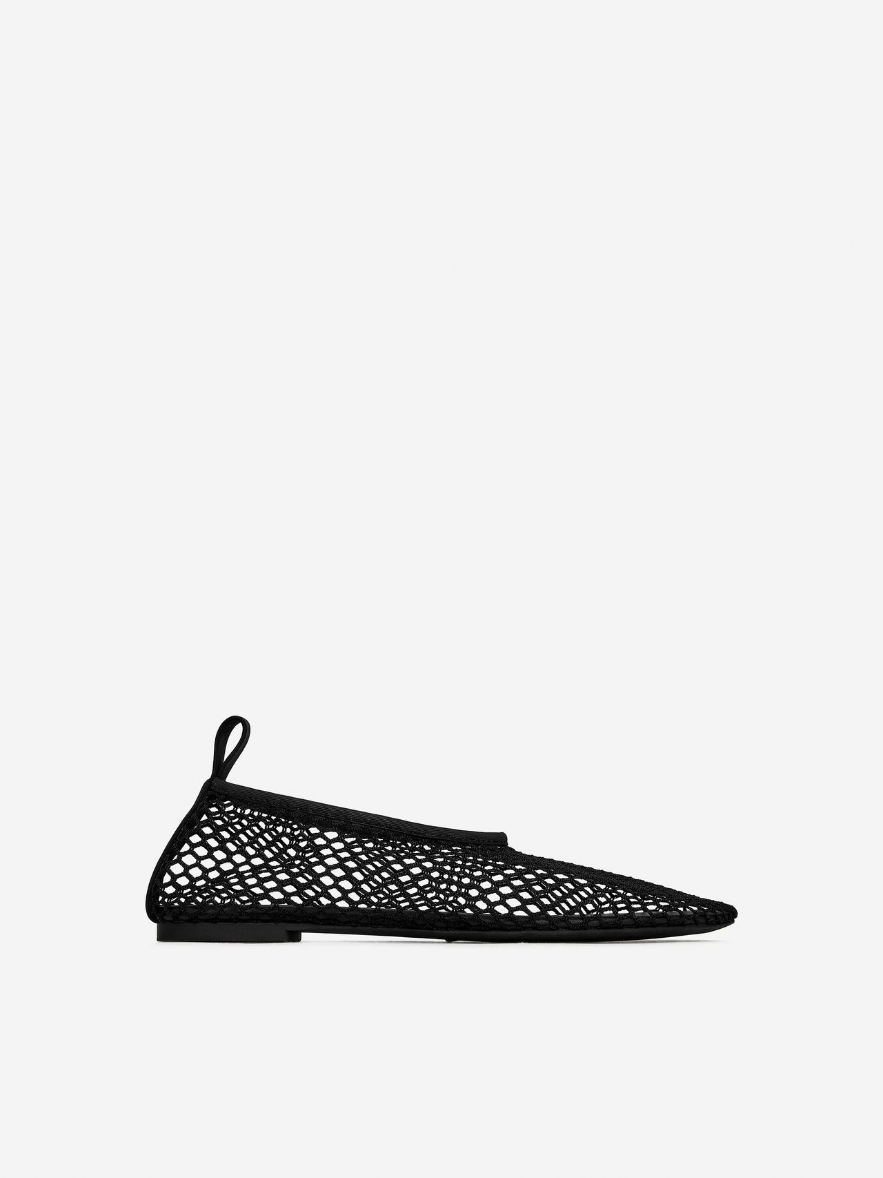 W Black net shoe