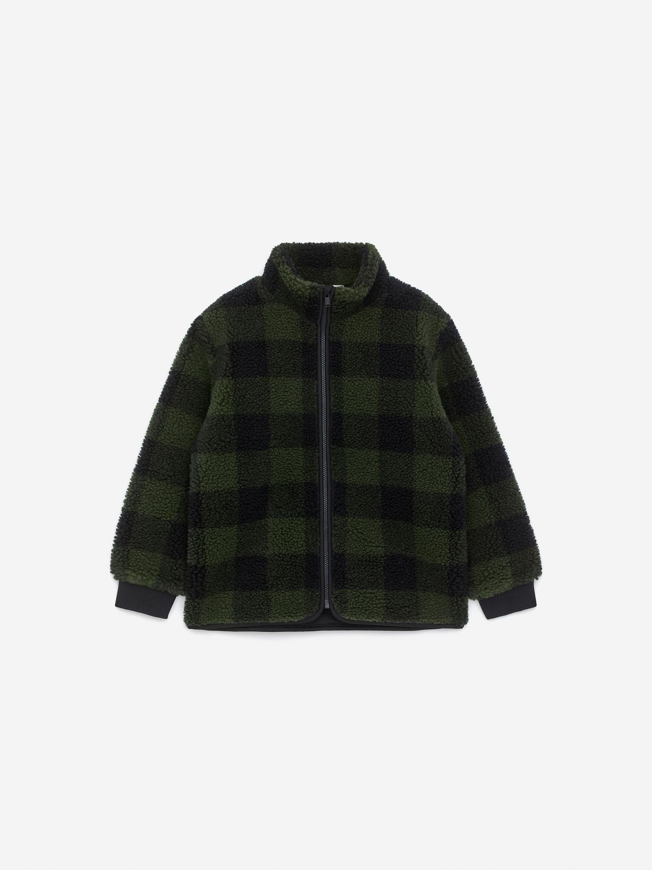 Checked pile jacket