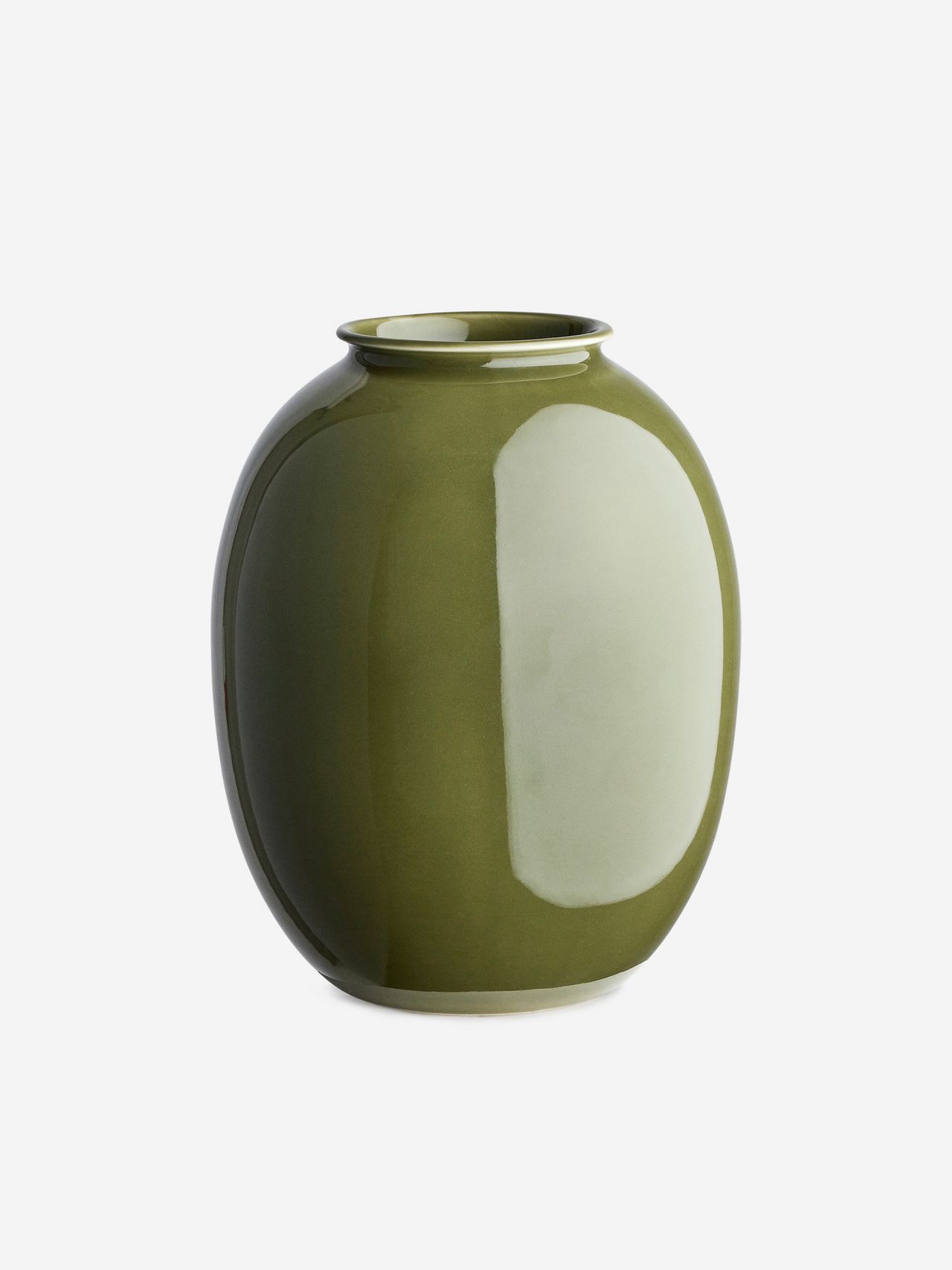 Green vase