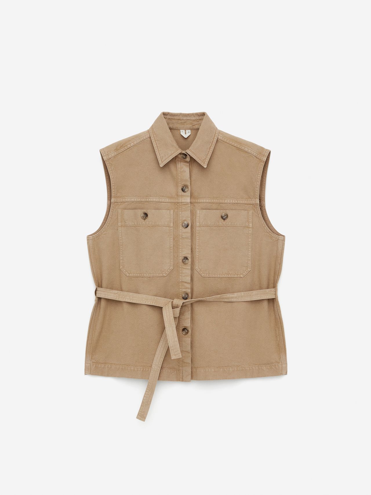 W Beige vest