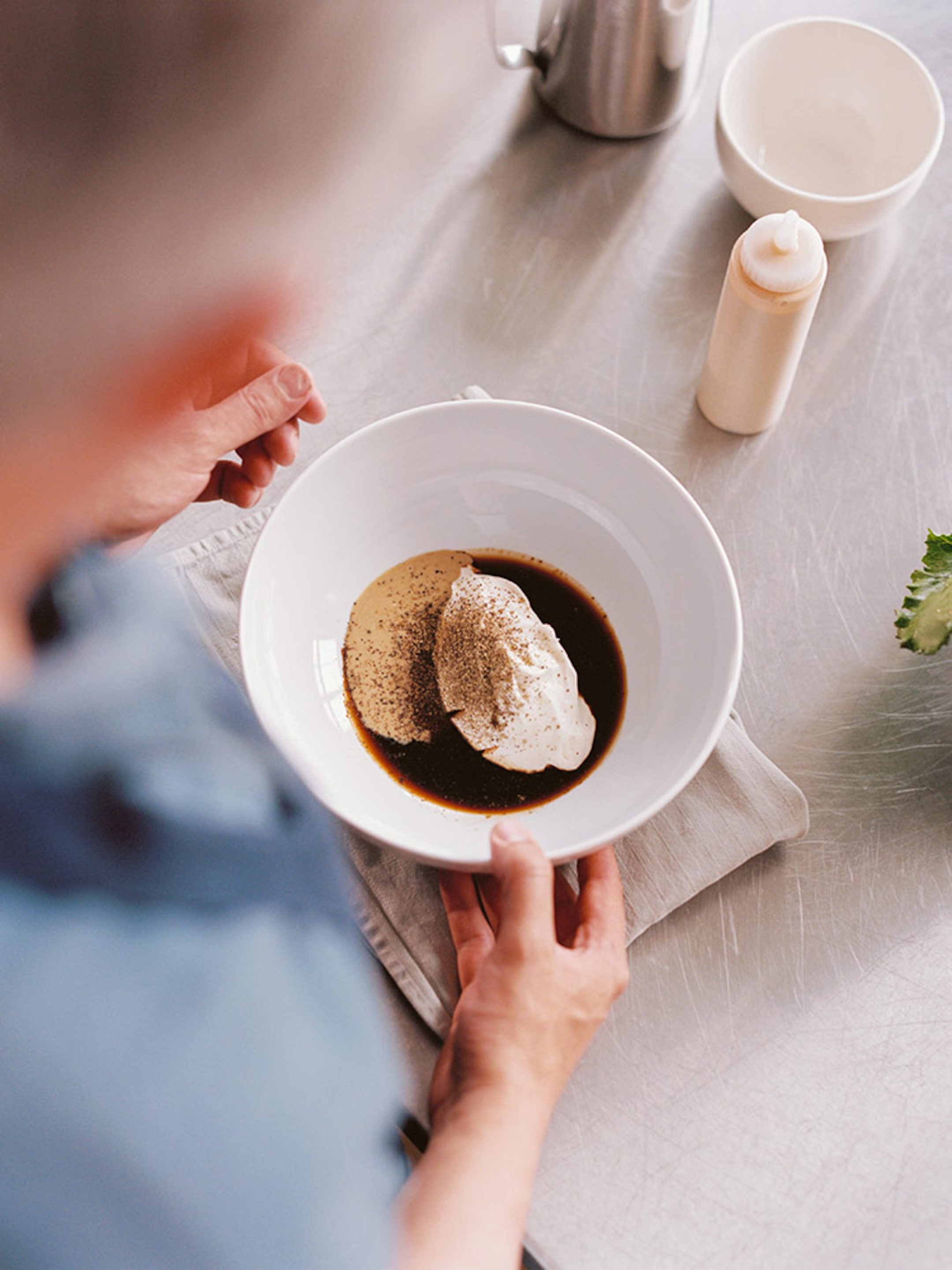 The soy tahini dressing